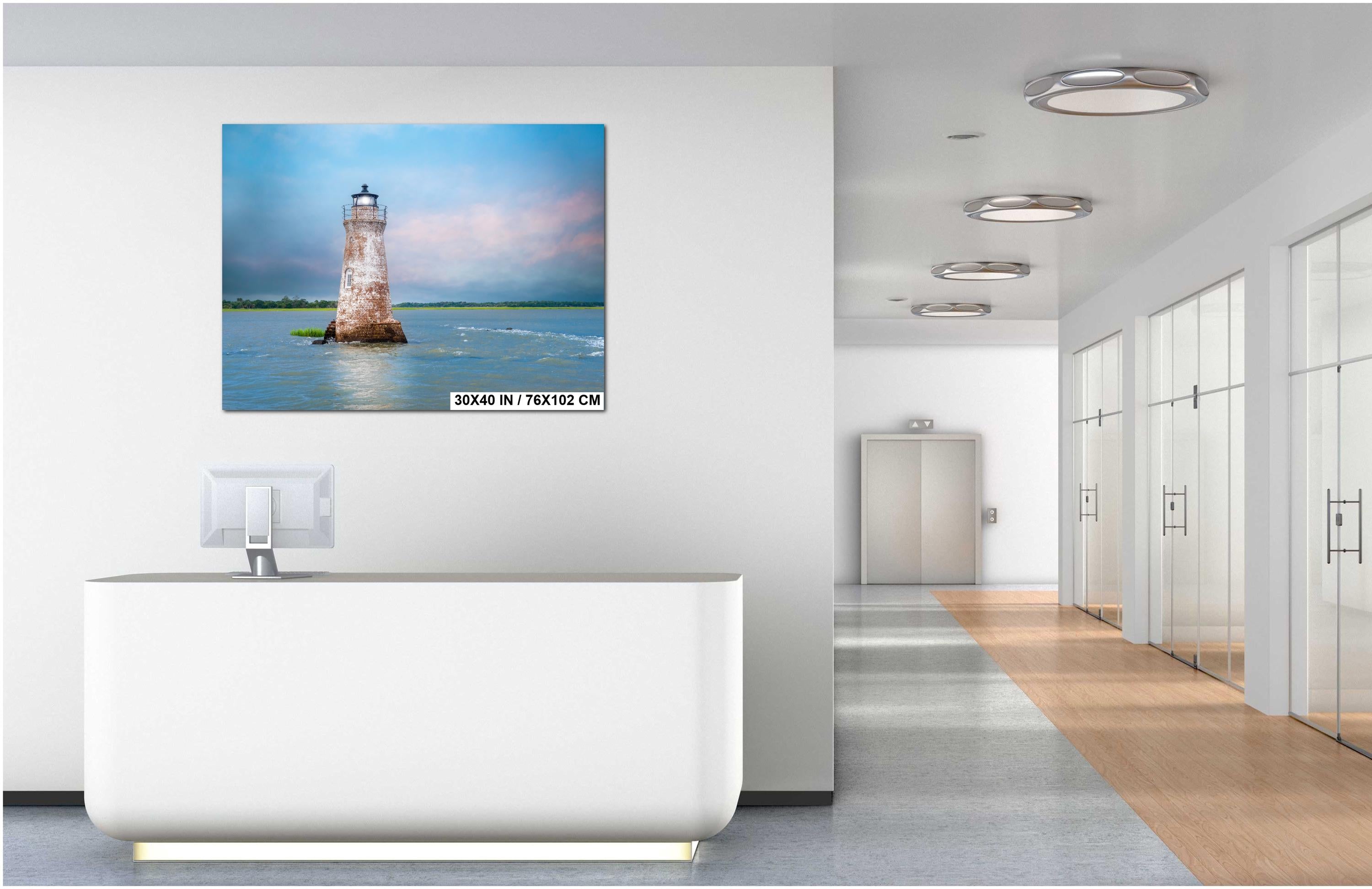 Cockspur Lighthouse Print – Tybee Island Art | Coastal Wall Decor & Nautical Photography
