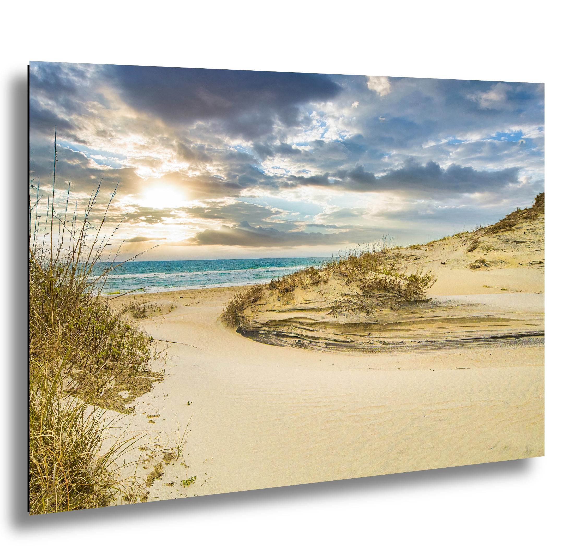 Outer Banks Beach Print – Coastal Wall Art Featuring North Carolina Dunes & Ocean Waves