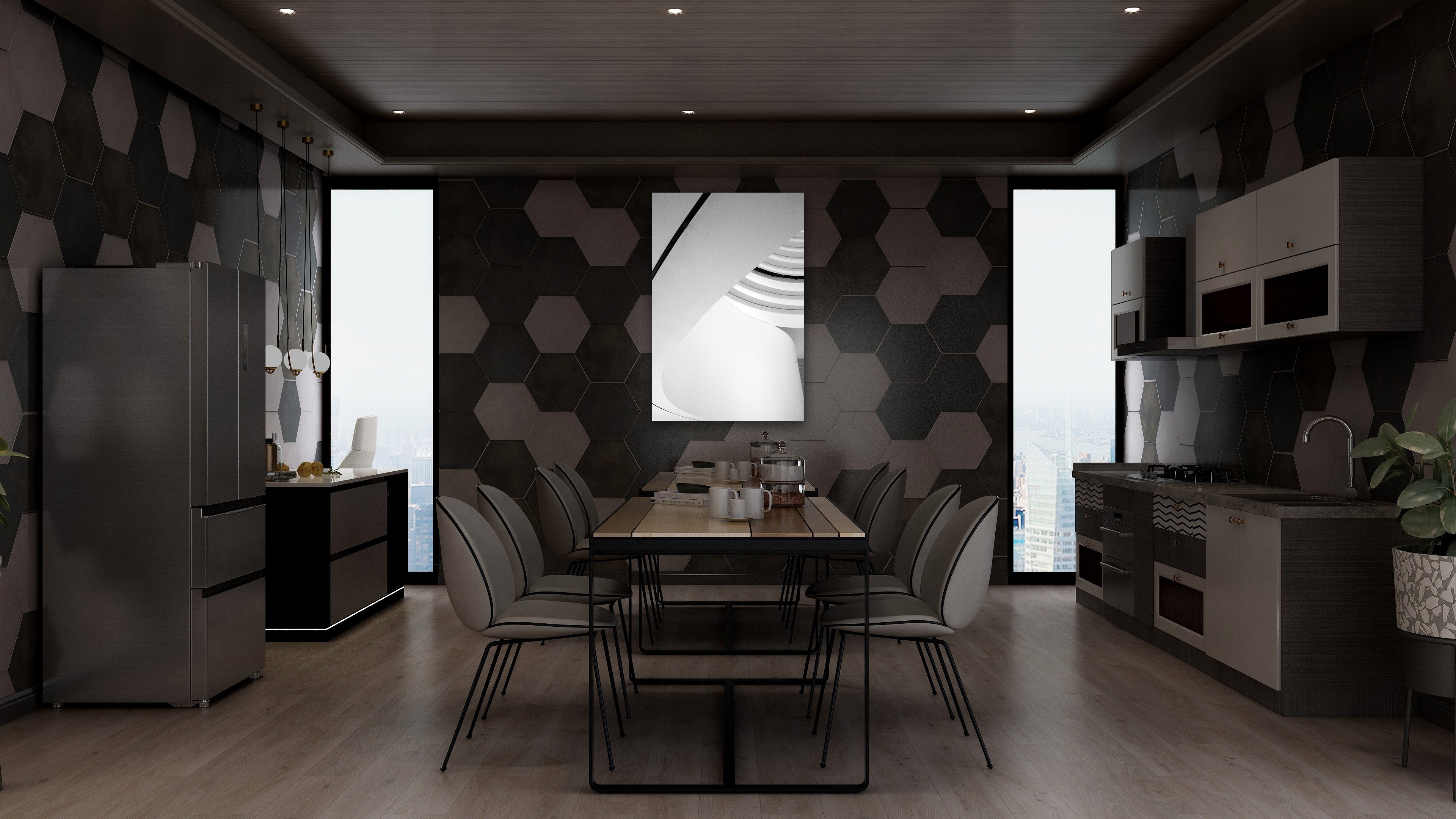 Whisper of Curves: A Minimal Study in Architectural Light
