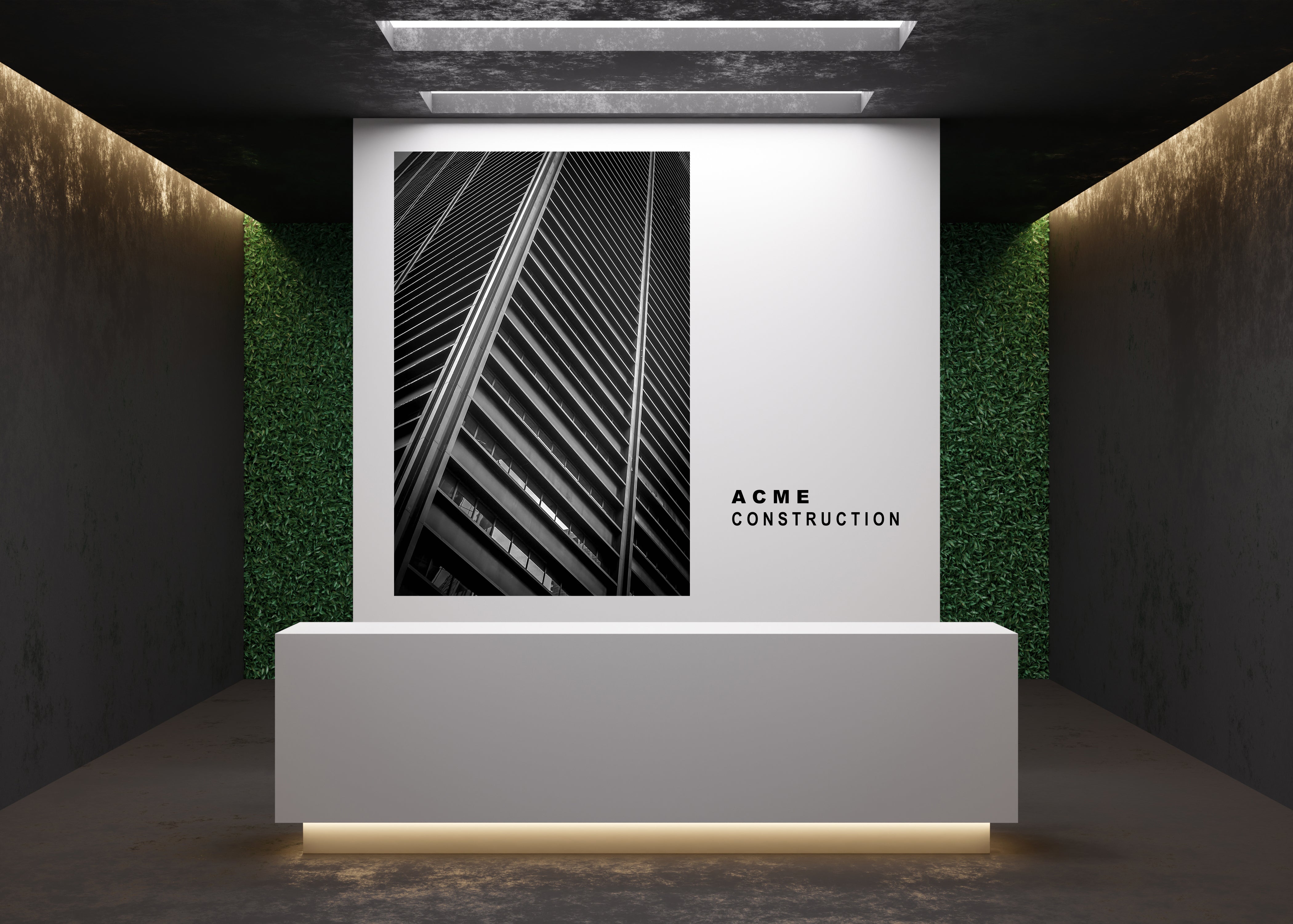 Ascending Parallels: A Monochrome Study in Urban Geometry