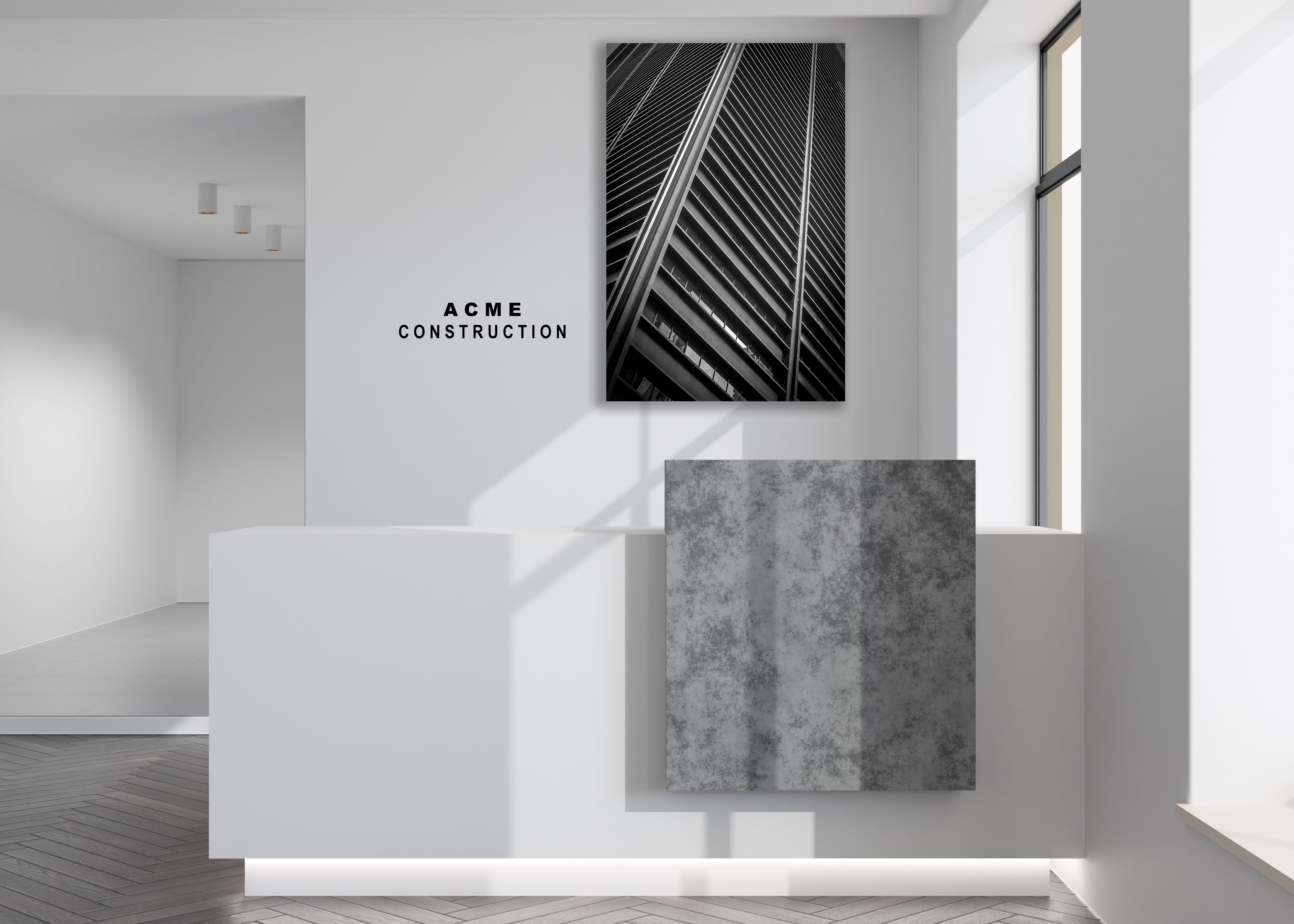 Ascending Parallels: A Monochrome Study in Urban Geometry
