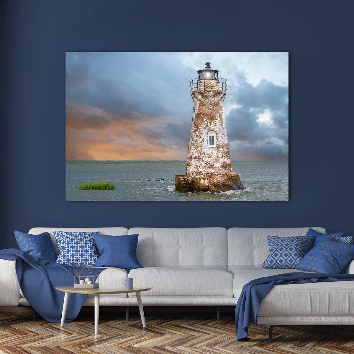 Cockspur Lighthouse | The Last Lighthouse Standing Under a Storm-Swept Sky | Savannah GA
