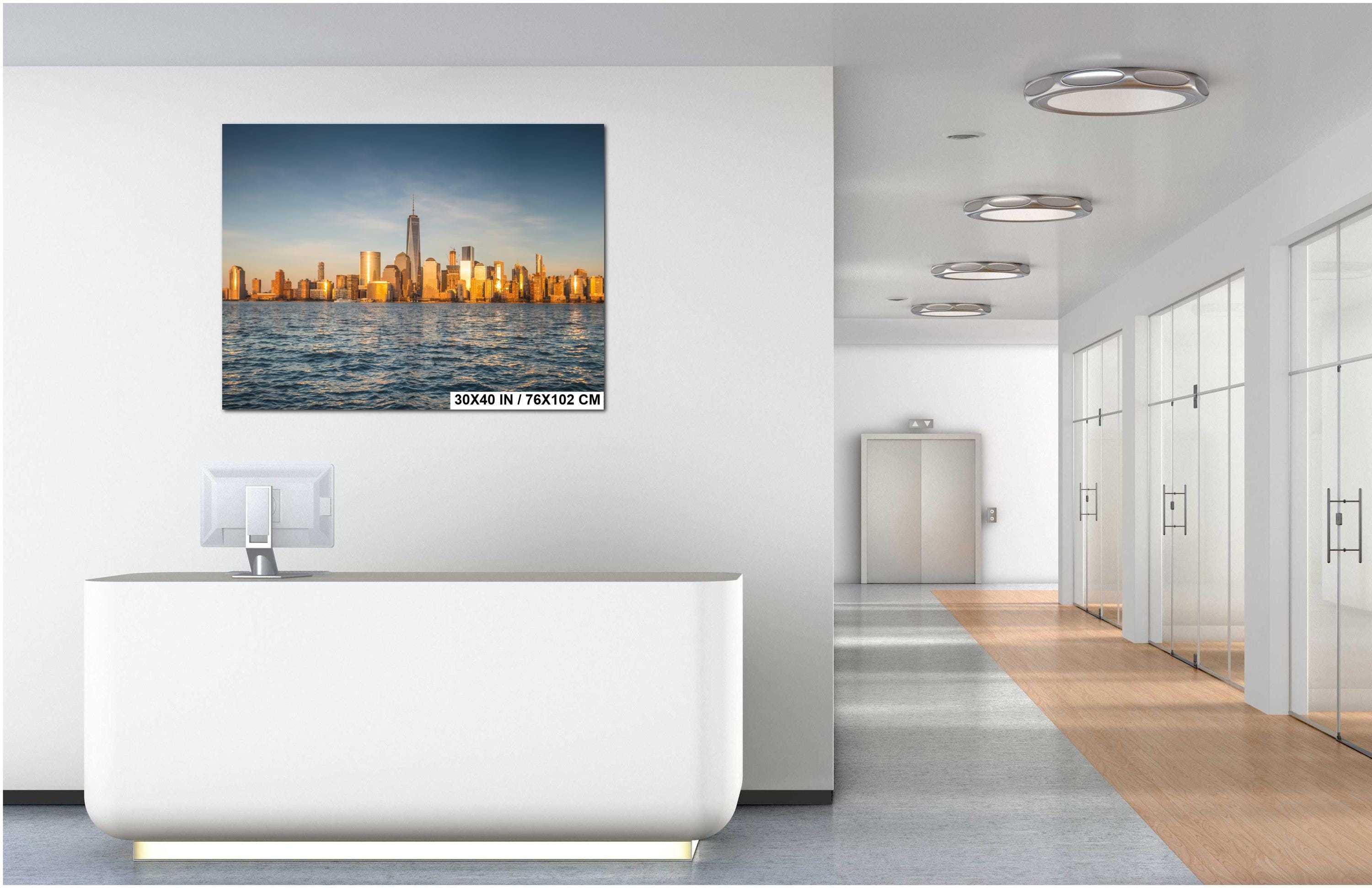 New York Cityscape Print – Urban Skyline Art | Manhattan Photo Wall Decor