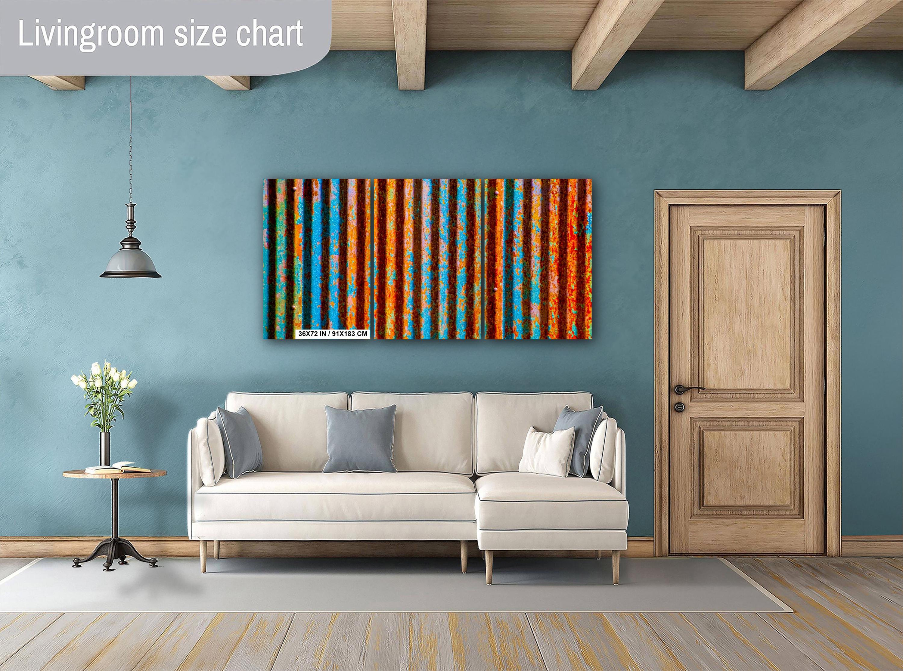 Urban Abstract Wall Art – Modern Architecture Art with Bold Color Artwork
