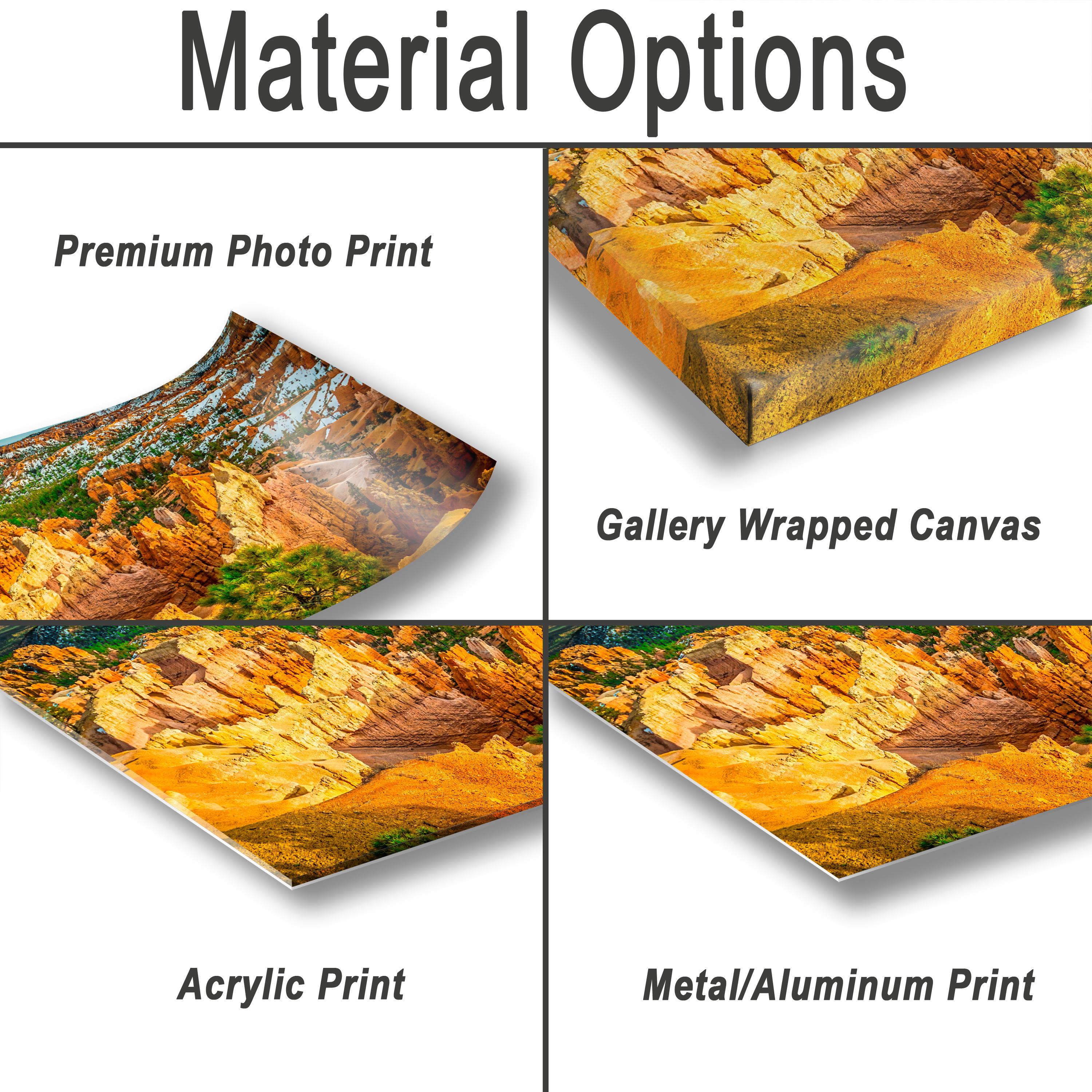 Bryce Canyon Wall Art – Winter Canyon Photography Print on Archival Paper