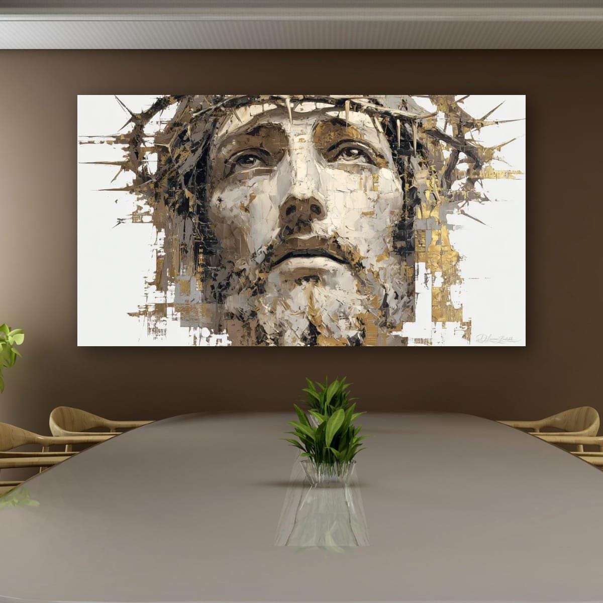 Christian Wall Decor – Jesus Christ Art | Faith Inspired Print for Prayer Room