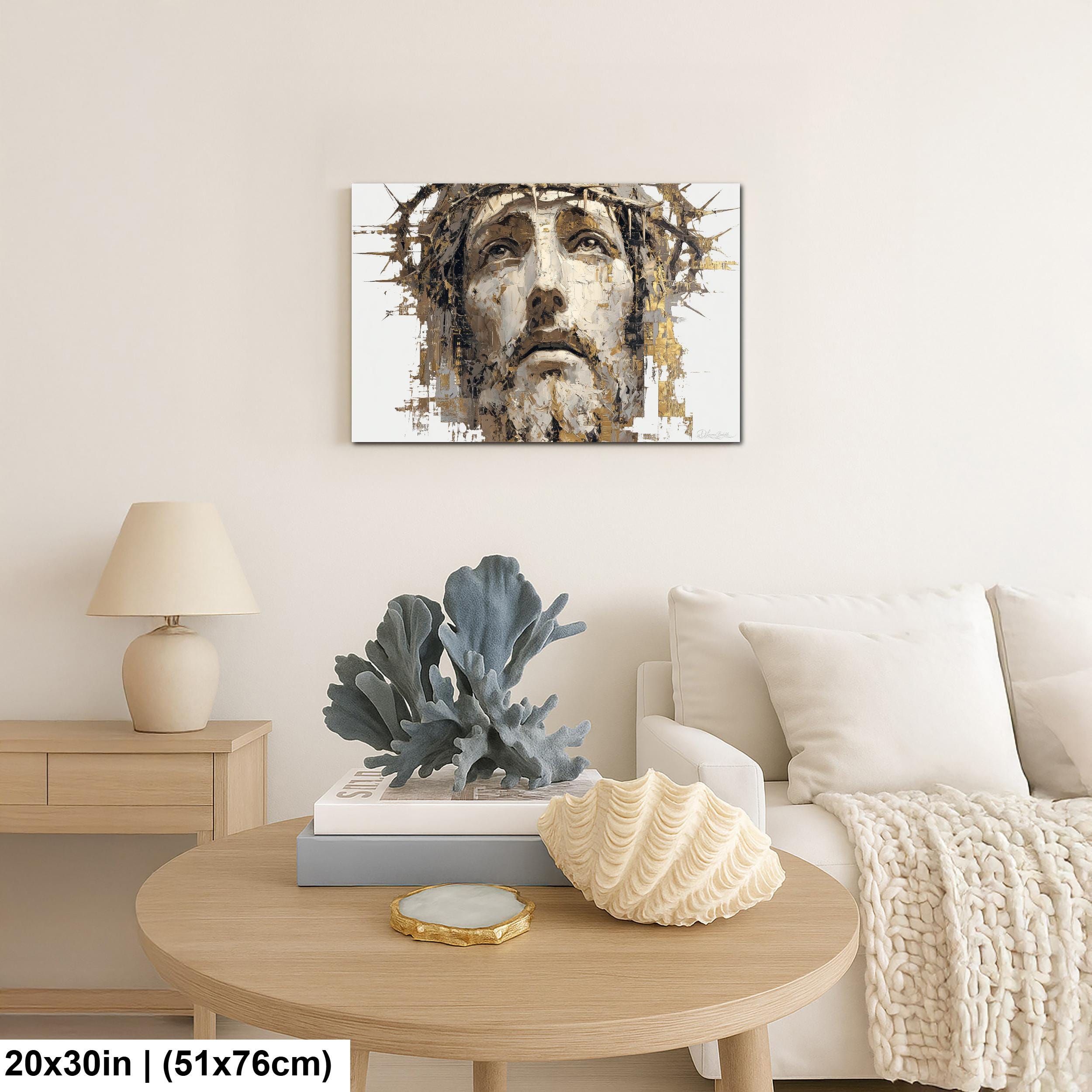 Christian Wall Decor – Jesus Christ Art | Faith Inspired Print for Prayer Room