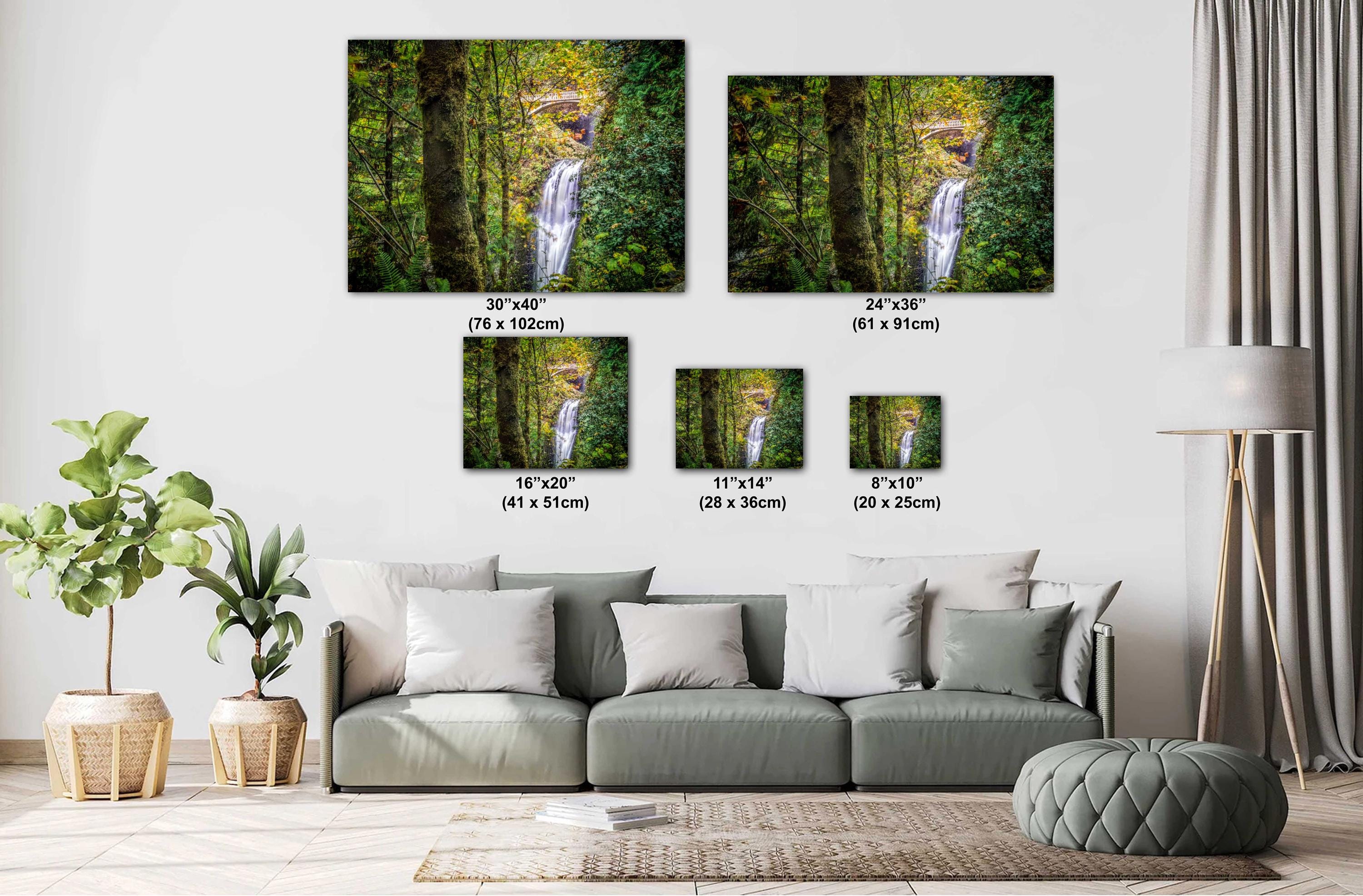 Pacific Northwest Waterfall Print – Columbia Gorge Photography & Scenic Waterfall Art