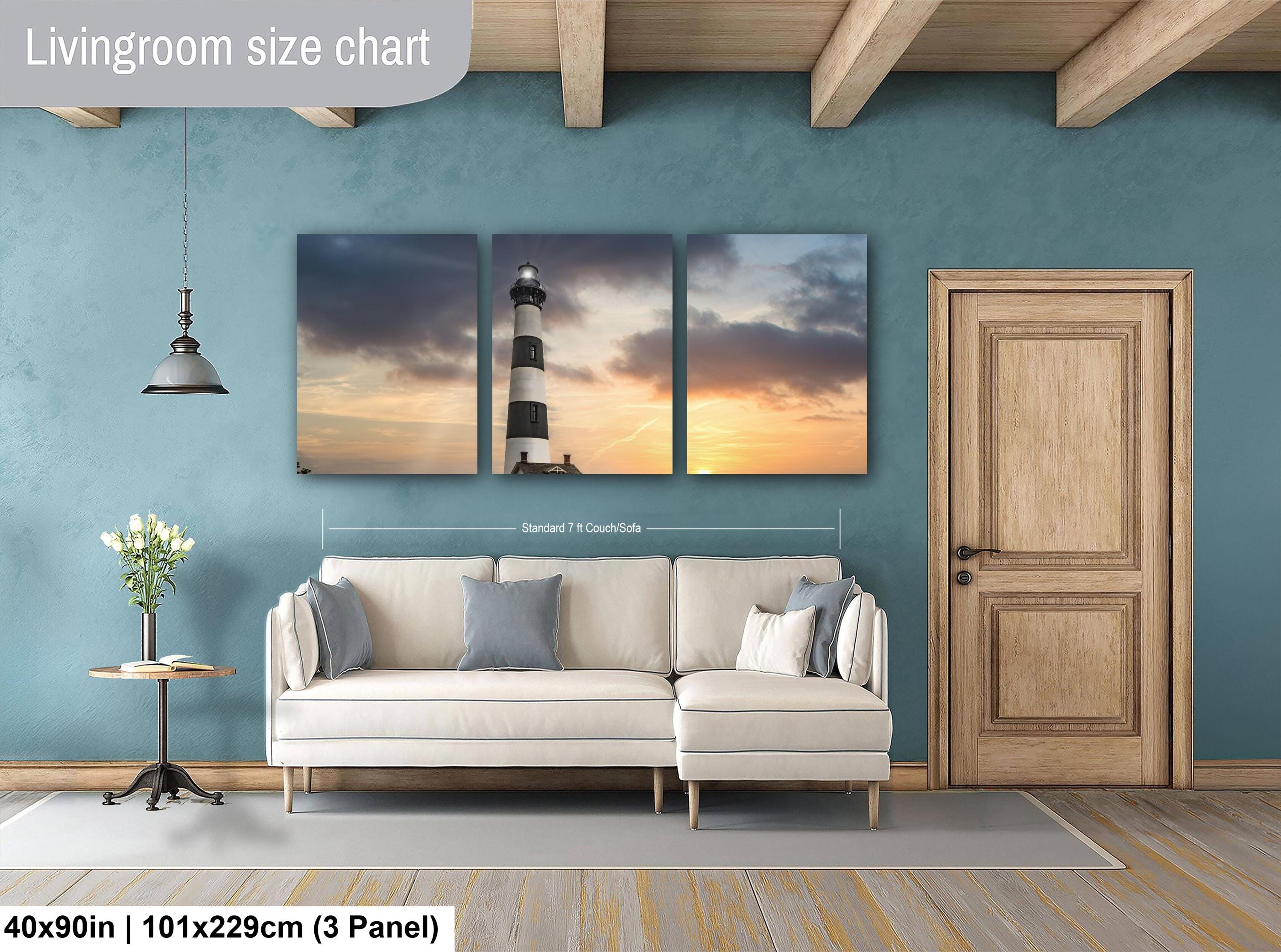 Lighthouse Wall Art - Rustic Coastal Photo Print | Nautical Decor for Home & Office