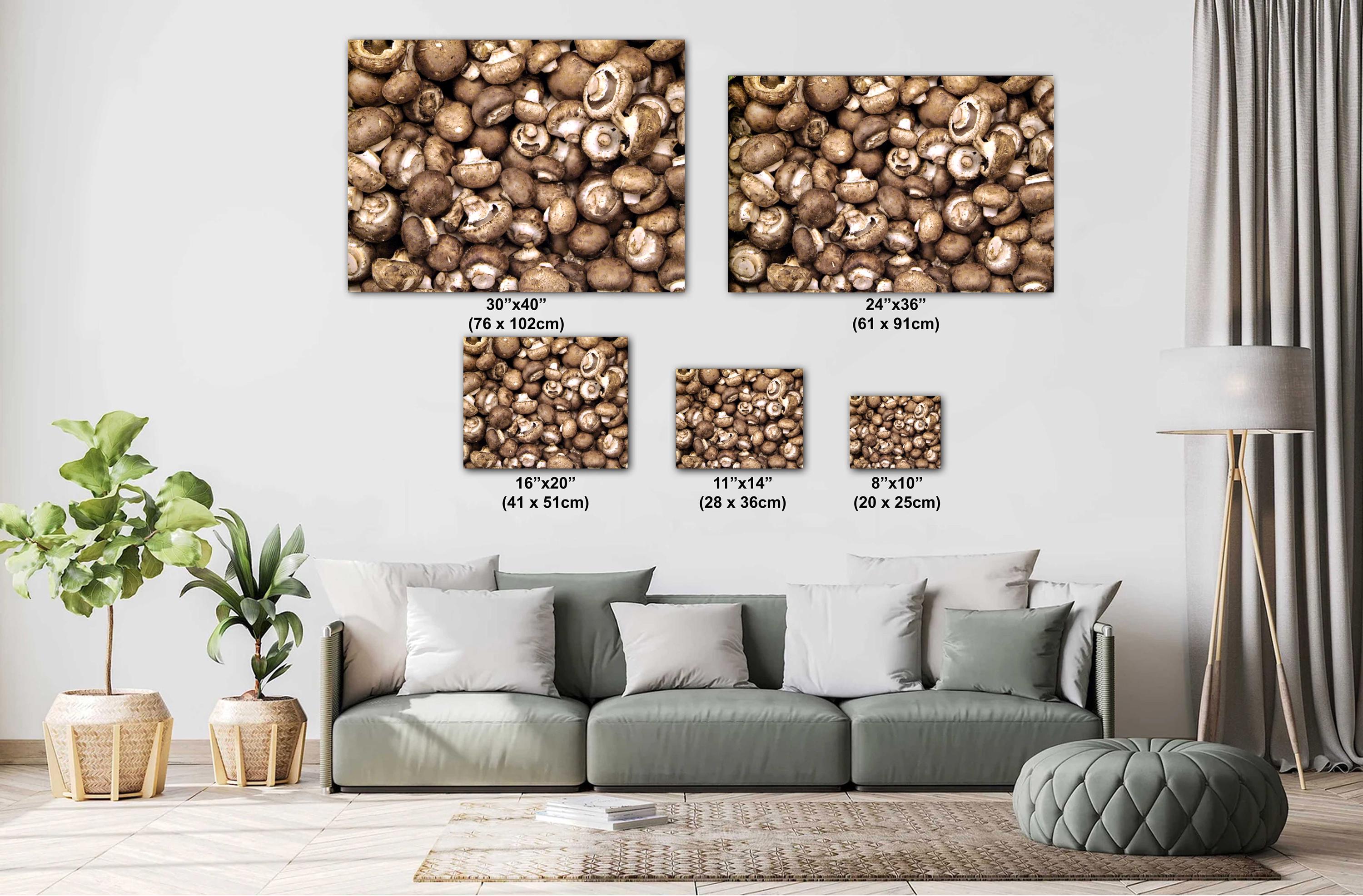 Raw Food Photography Print – Abstract Kitchen Wall Art With Colorful Produce
