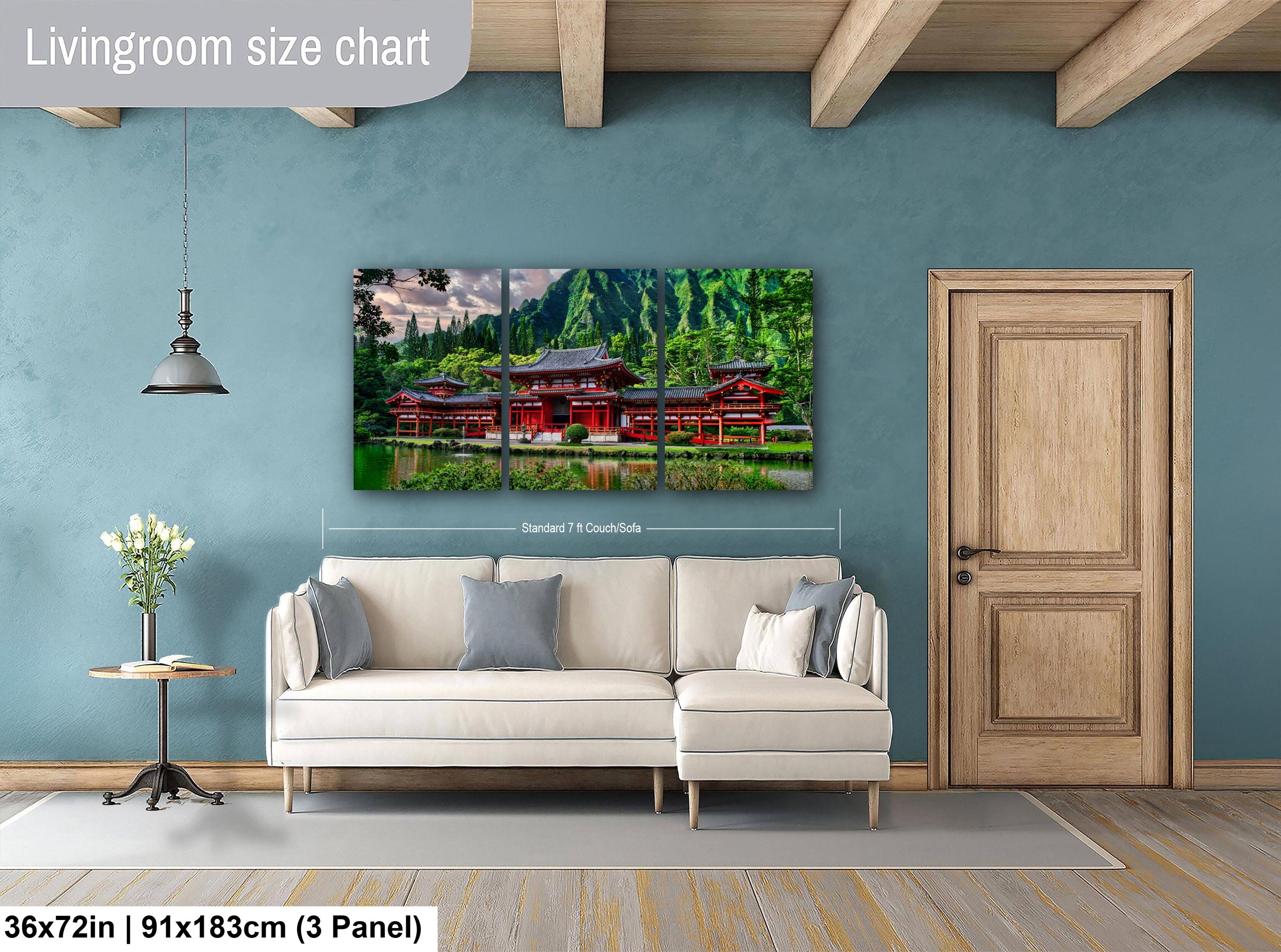Byodo Temple Photo Print – Hawaiian Wall Decor With Serene Koi Pond Art