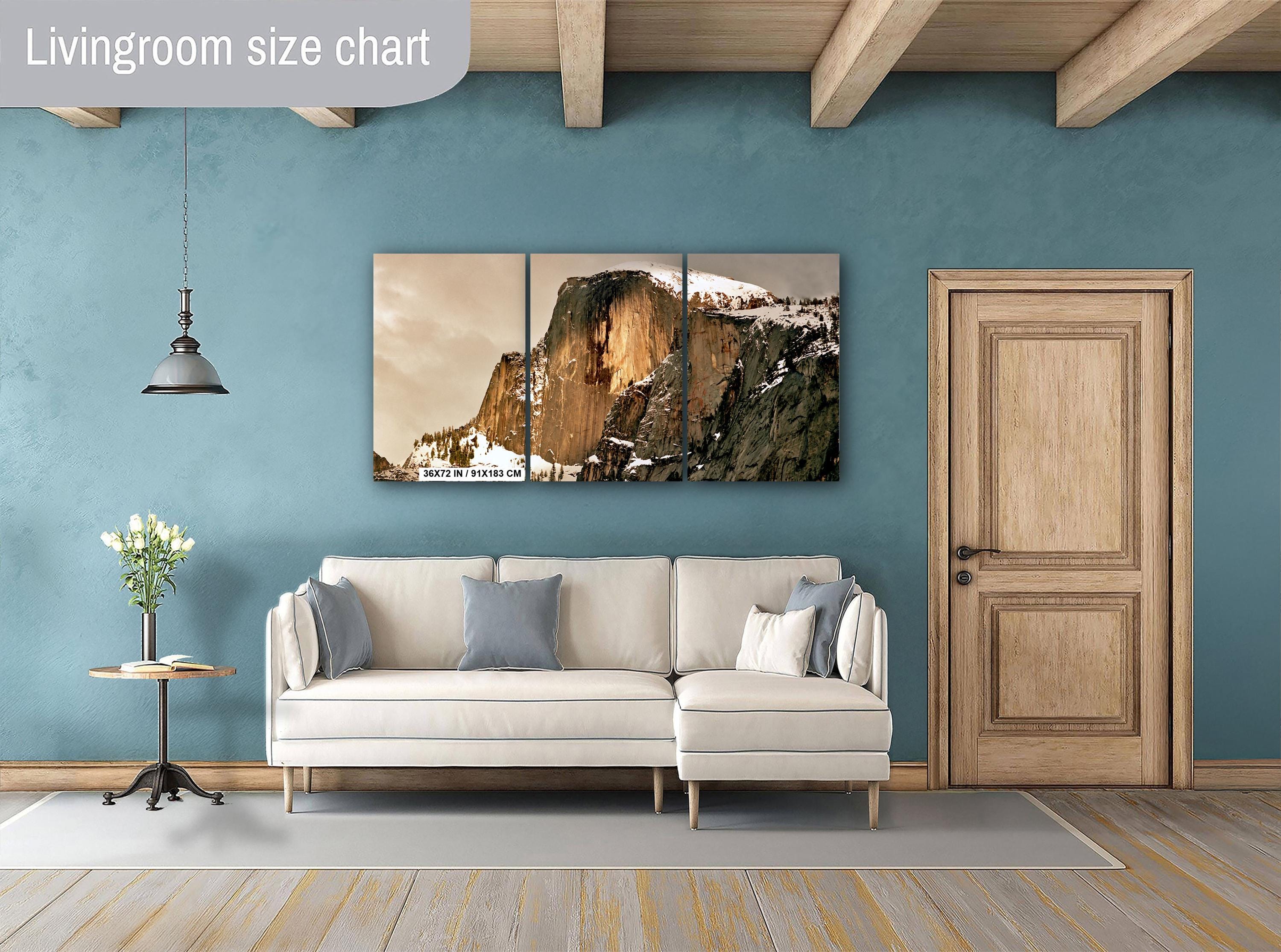 Yosemite Half Dome Print – Winter Landscape Art | Scenic Mountain Photography