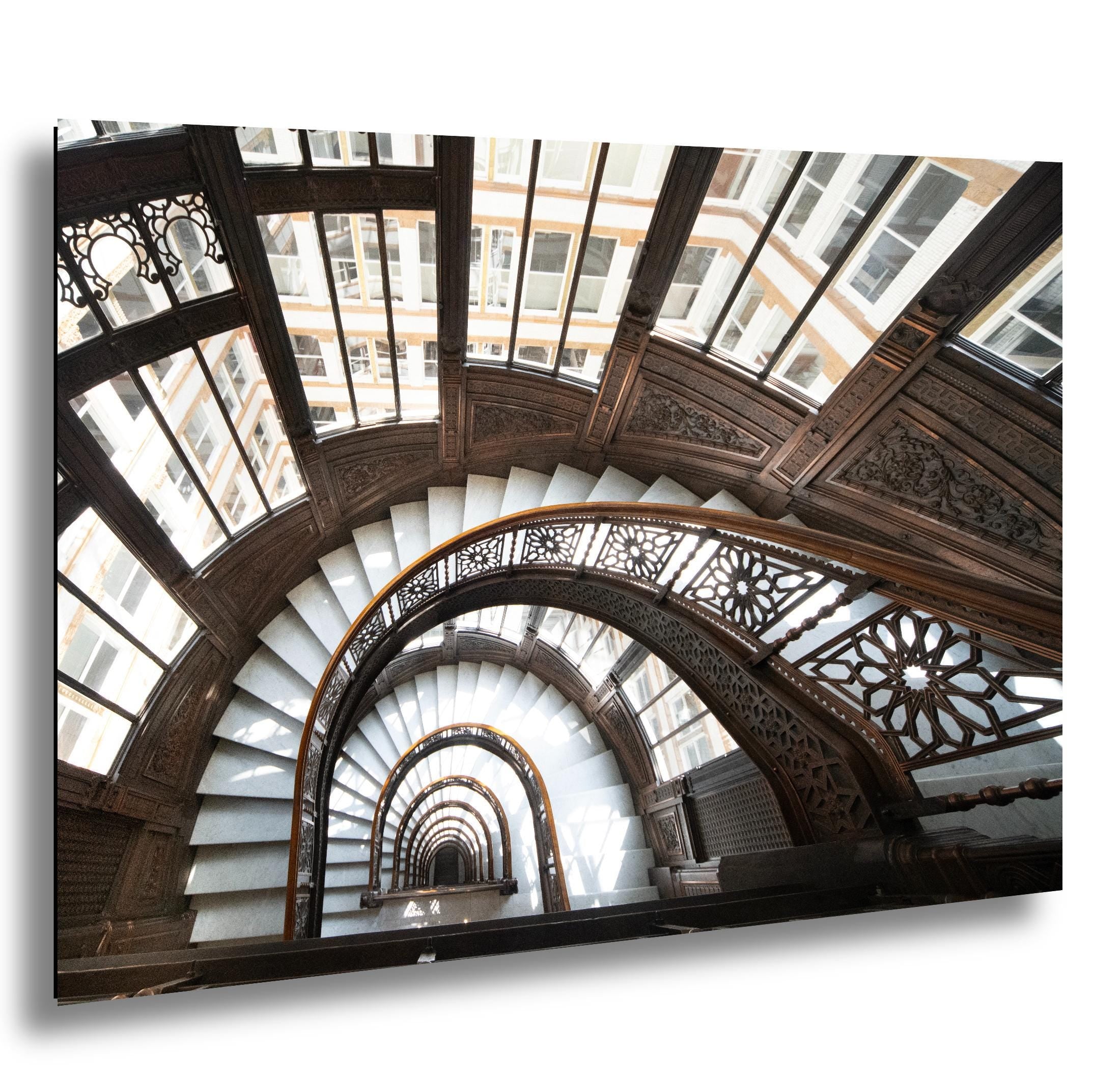 Oriole Staircase Print - Chicago Architecture Photography | Rookery Building Art