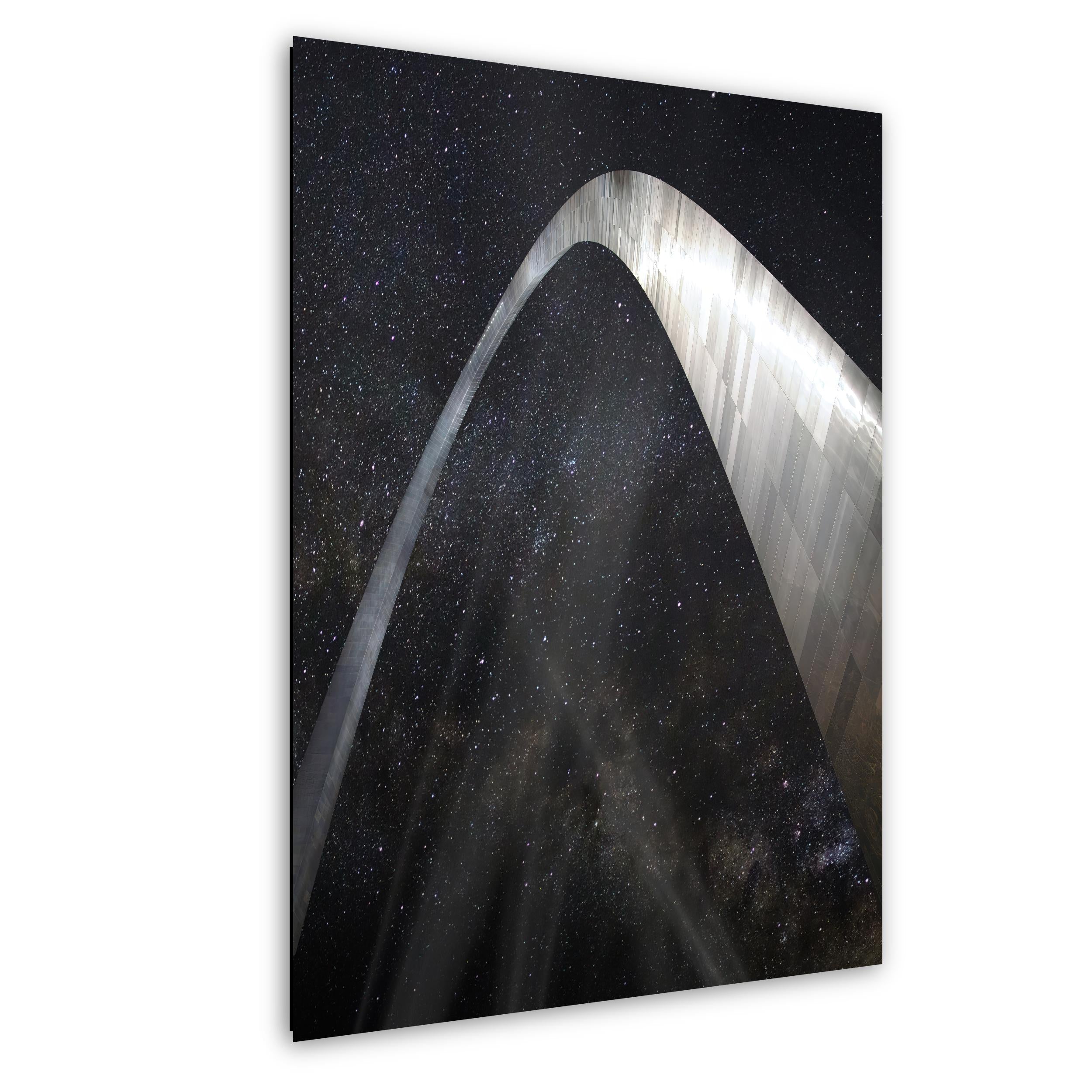 Gateway Arch Art Print – Celestial Night Sky Artwork | Modern Home Decor