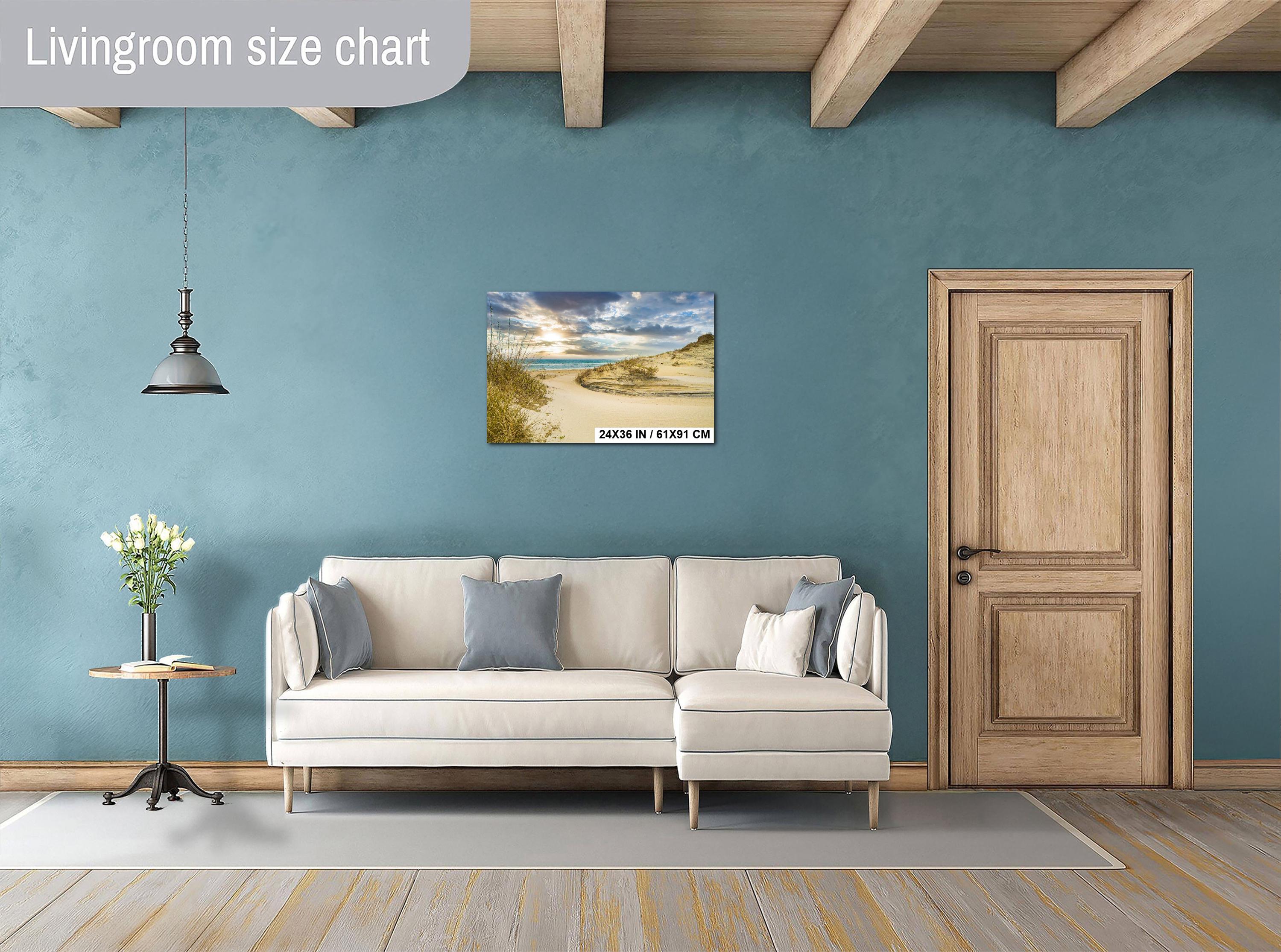 Outer Banks Beach Print – Coastal Wall Art Featuring North Carolina Dunes & Ocean Waves