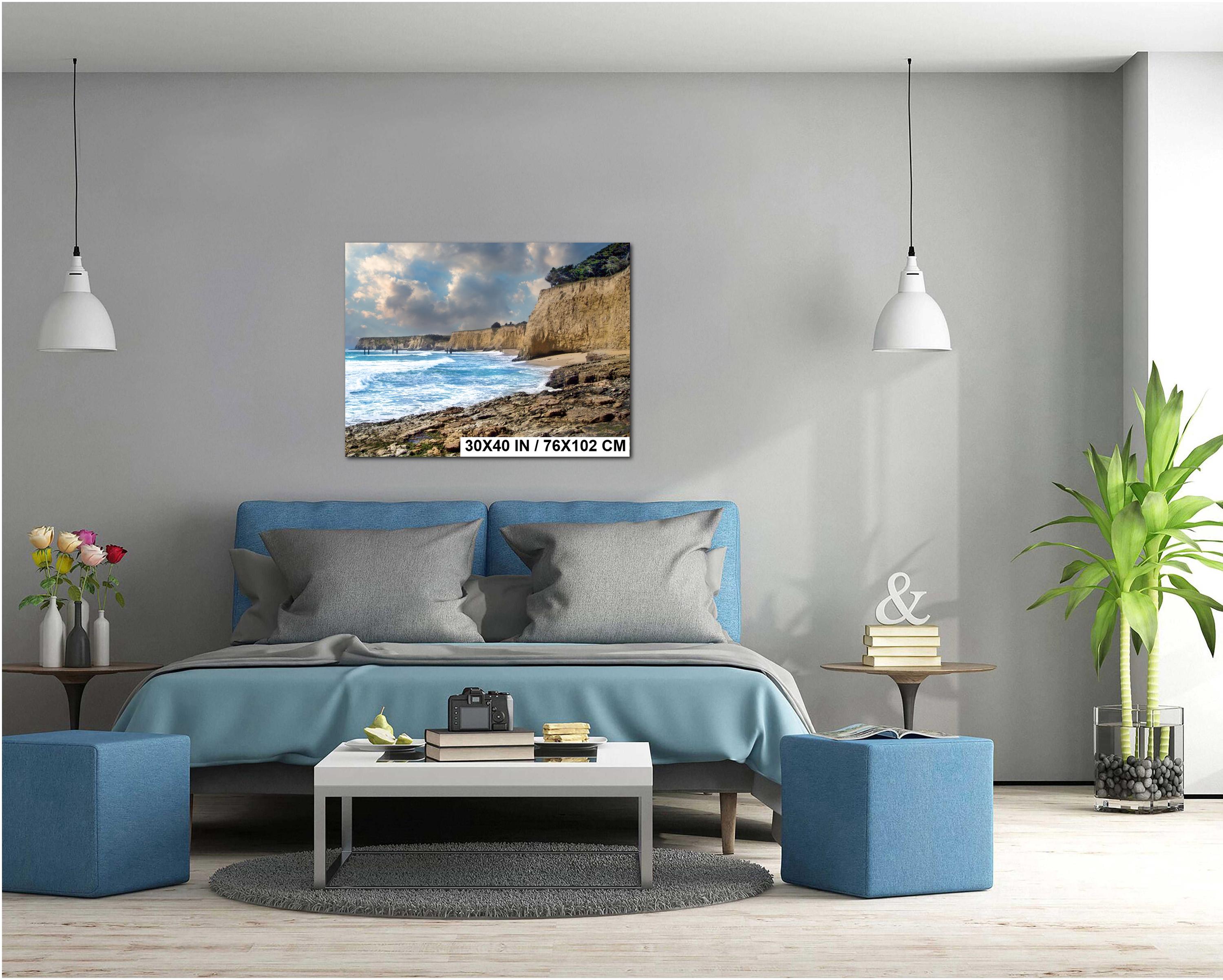 California Coast Art - Archival Photographic Print of Rustic Pier & Ocean Wall Decor