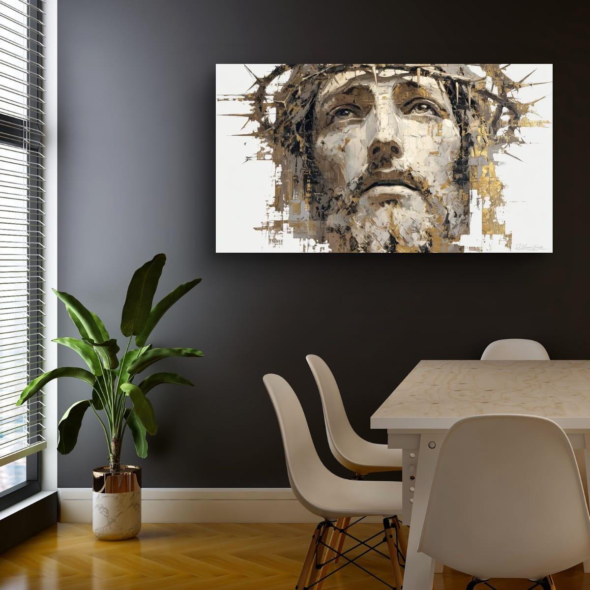 Christian Wall Decor – Jesus Christ Art | Faith Inspired Print for Prayer Room