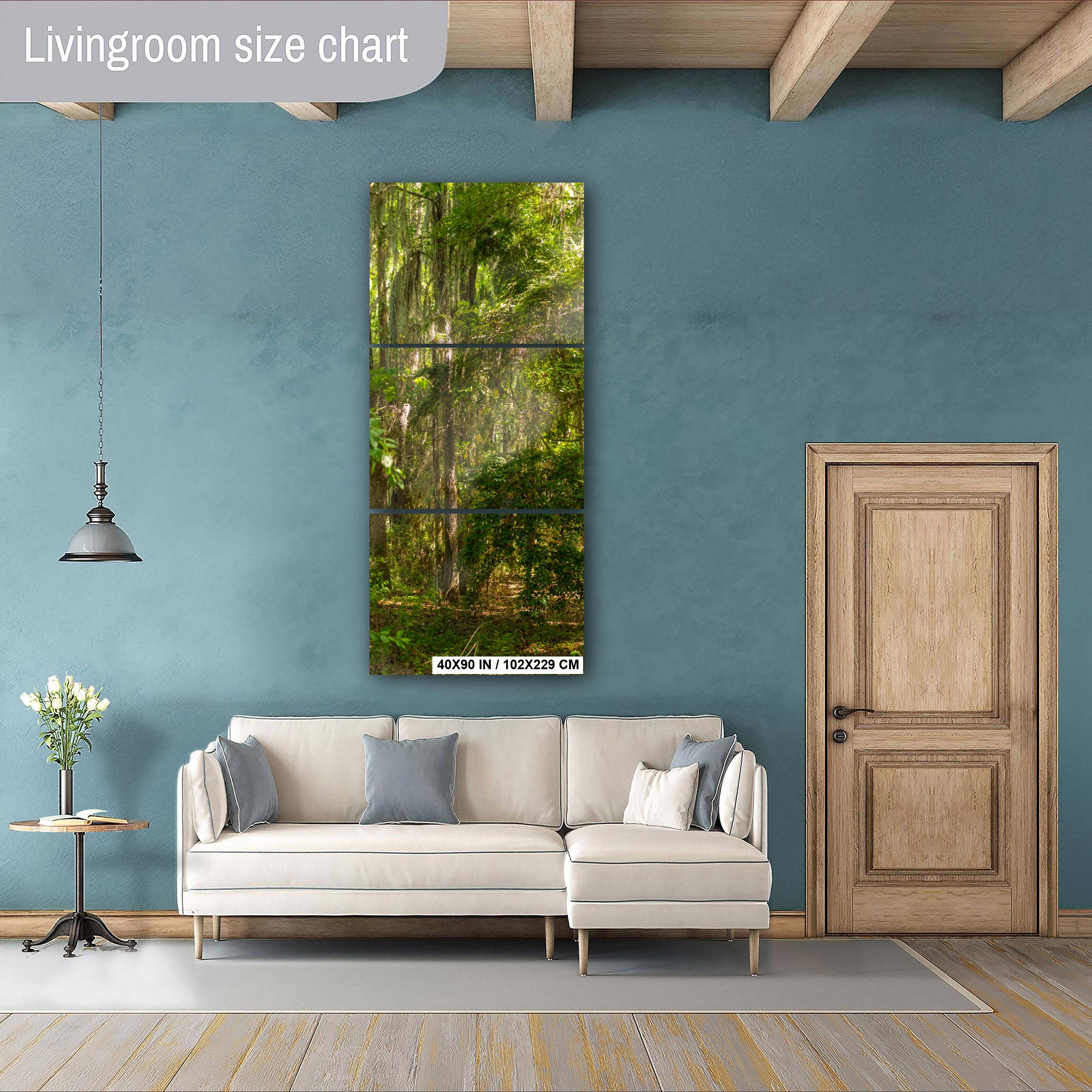 Savannah Wall Art | Coastal Georgia Art Print With Spanish Moss & Southern Charm