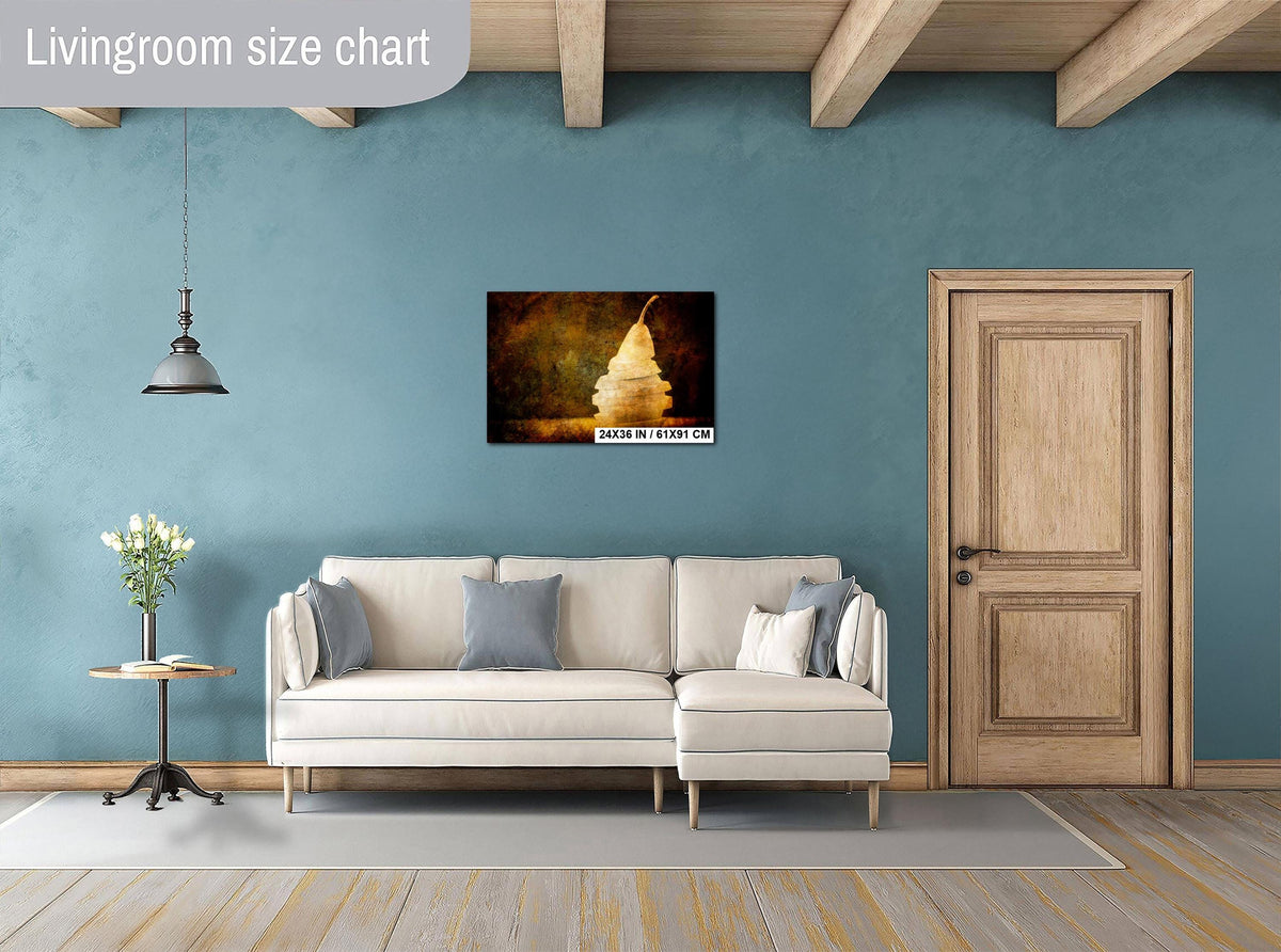 Raw Food Photography Print – Abstract Kitchen Wall Art | Rustic Food Decor