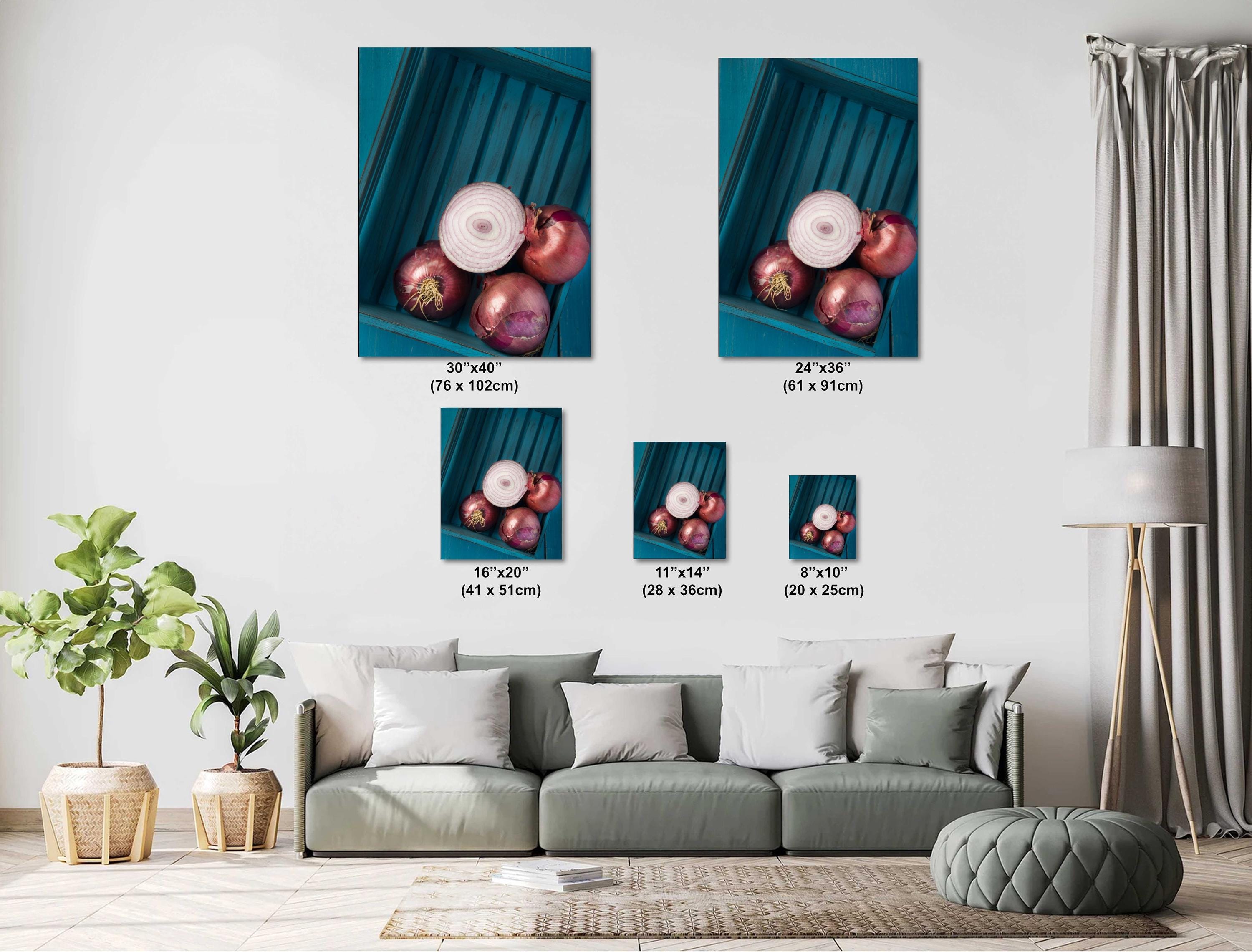 Raw Food Photography Print - Abstract Kitchen Wall Art | Rustic Food Print