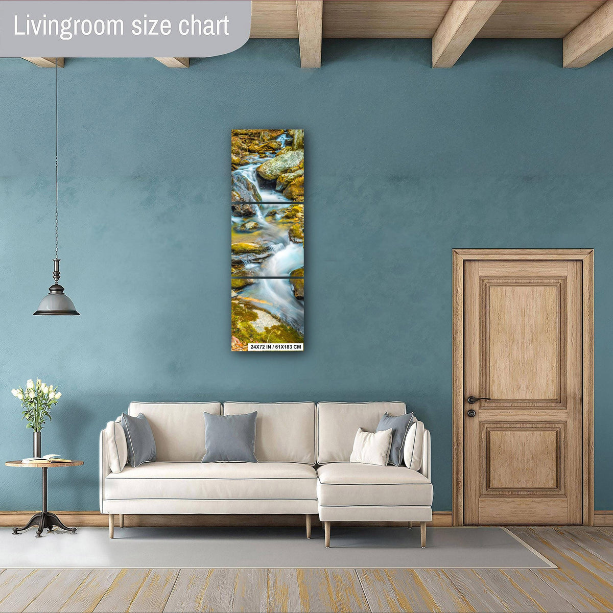 Mountain Stream Photography - Serene Forest Landscape Art With Rustic Woodland Decor