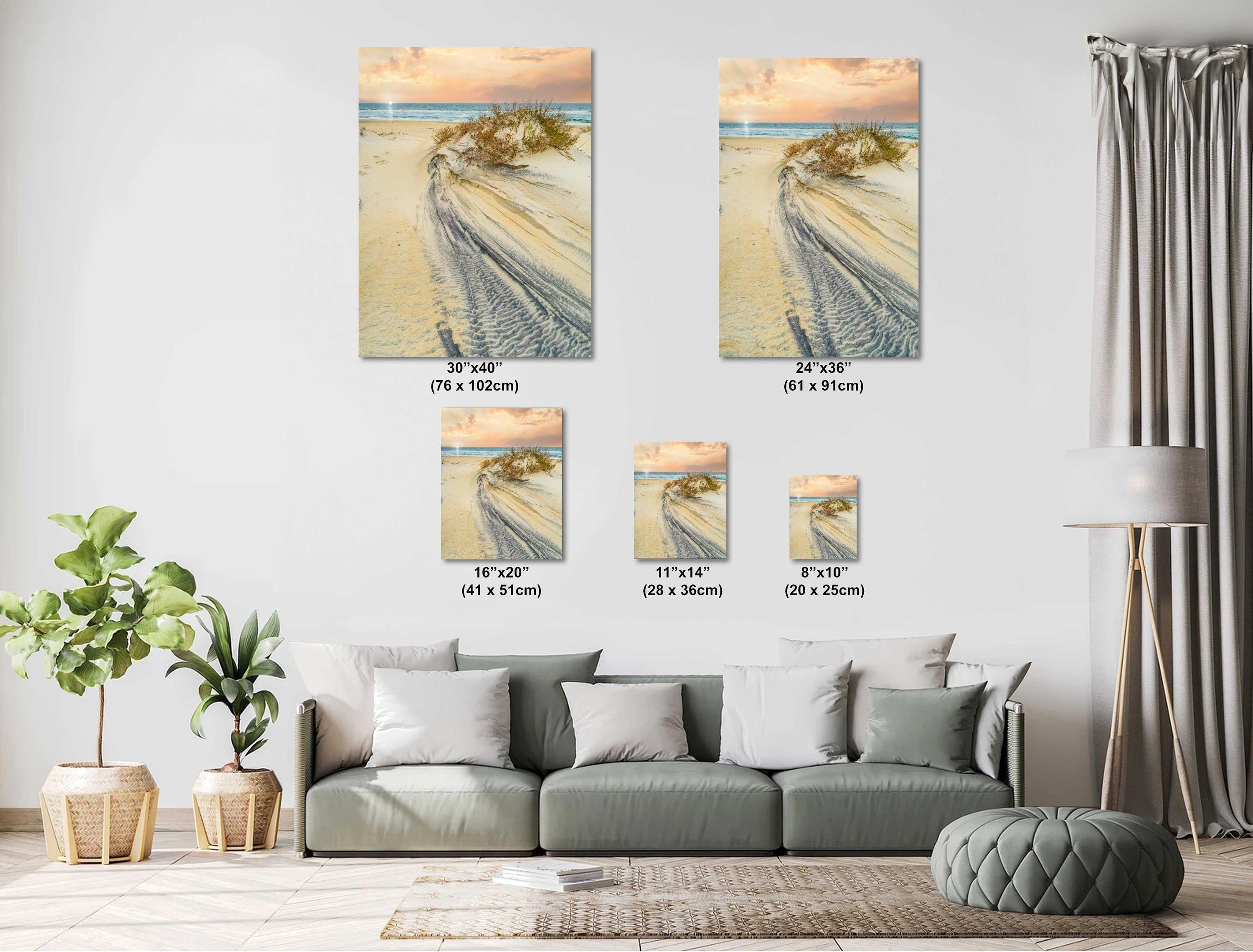 Outer Banks Seascape Print - Moody Coastal Wall Art | Beach Photography