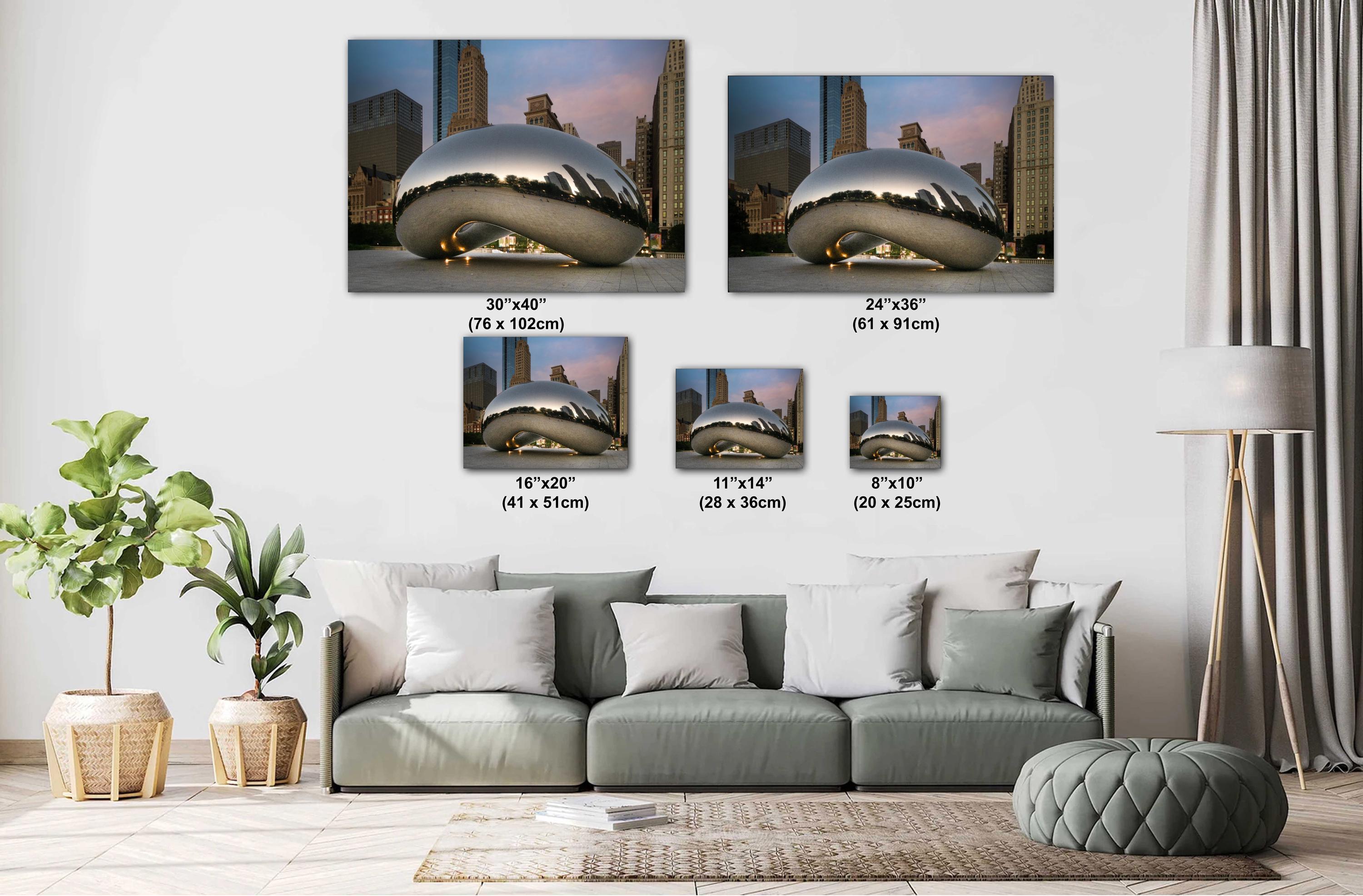 Chicago Bean Print - Modern Sculpture Wall Art | Urban Landmark Photography