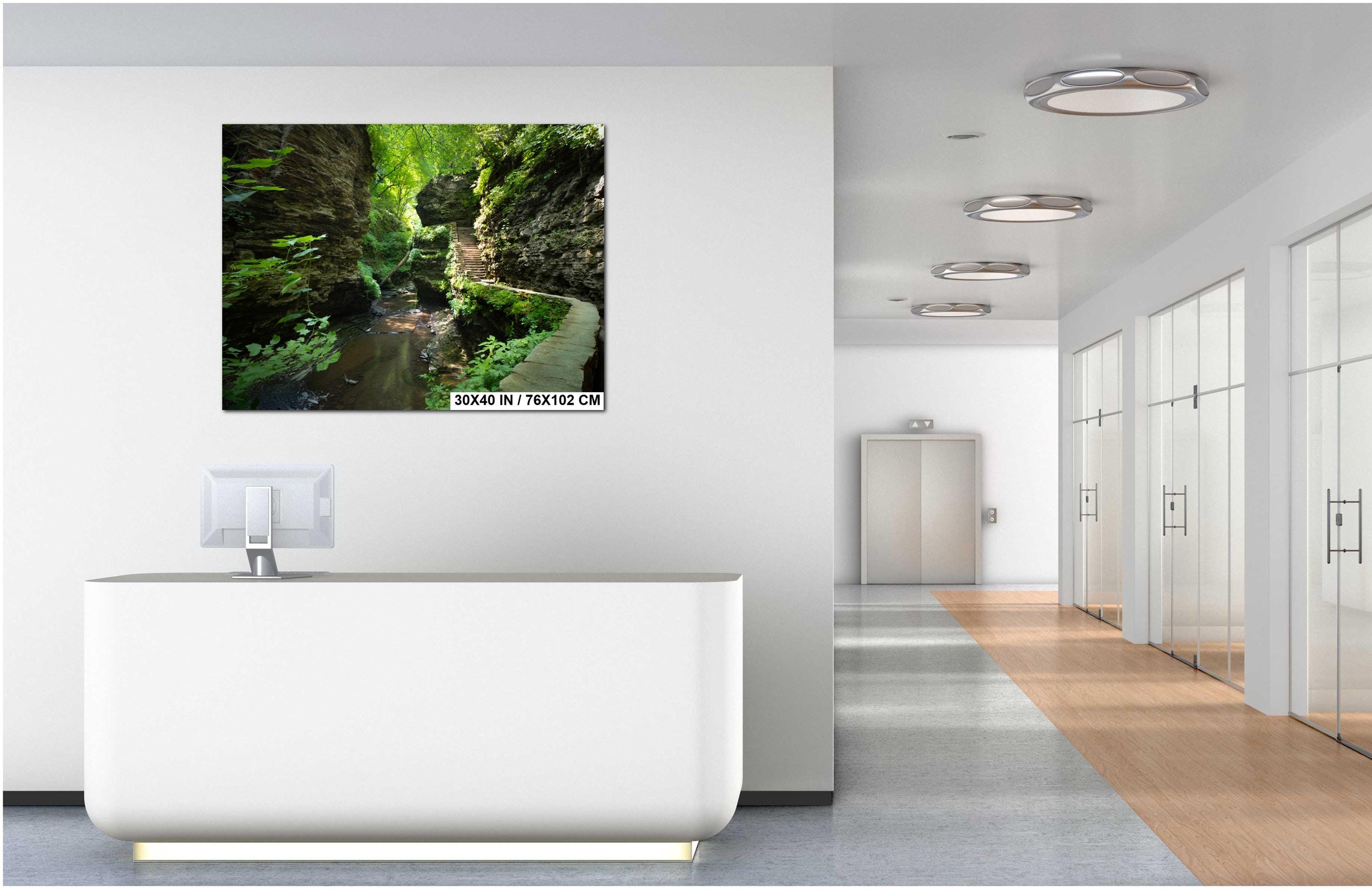 Watkins Glen Waterfall Print – Scenic Nature Wall Art | Landscape Photography