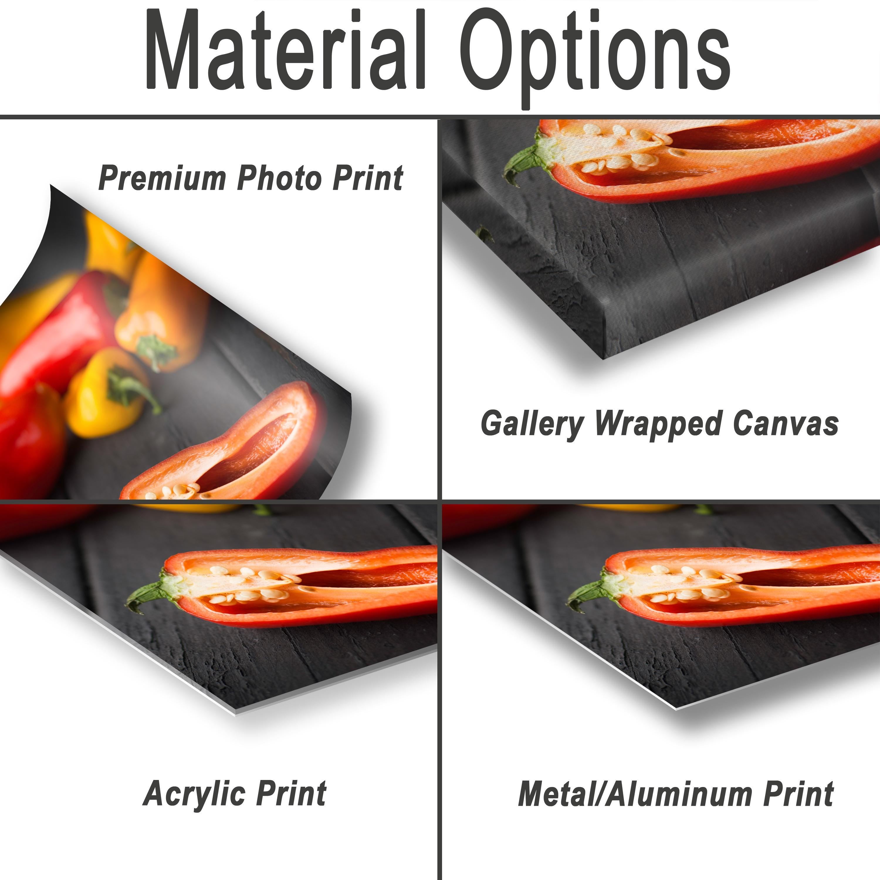 Raw Food Photography Print – Abstract Food Art | Kitchen Wall Decor