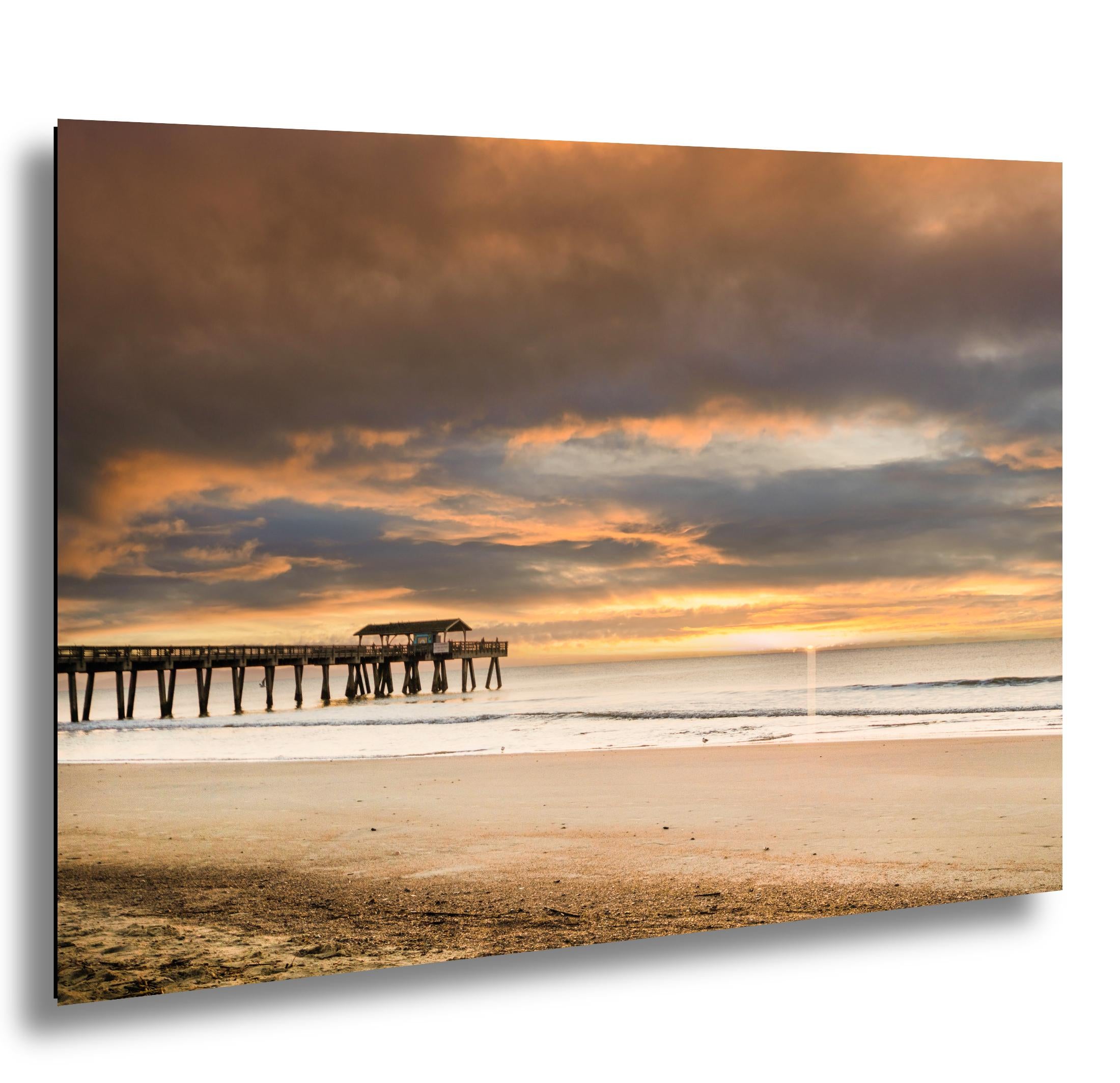 Tybee Island Sunrise Print – Coastal Wall Art Featuring Savannah Lighthouse