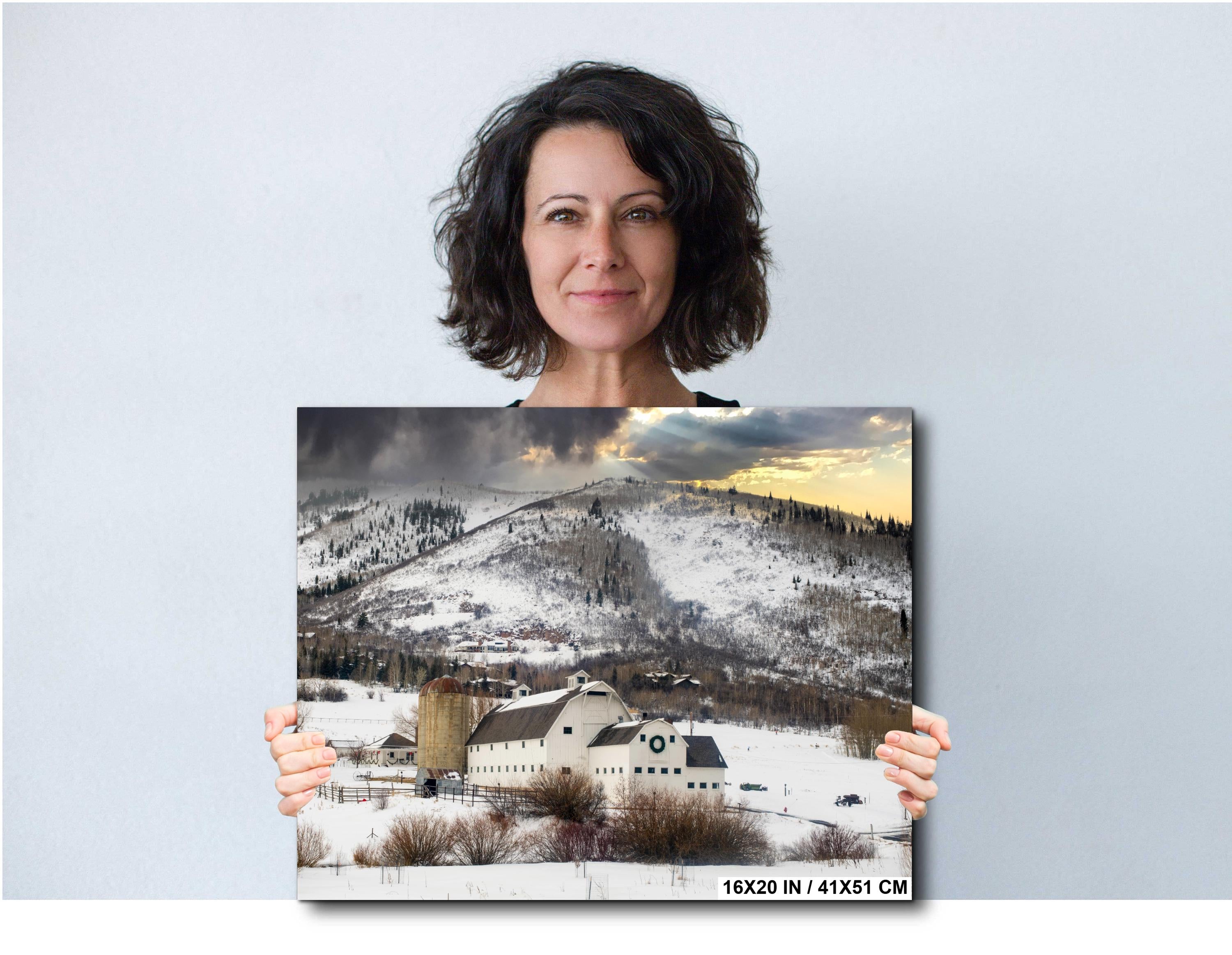 Rocky Mountain Landscape Print – Utah Wall Decor | Rustic Farmhouse Art