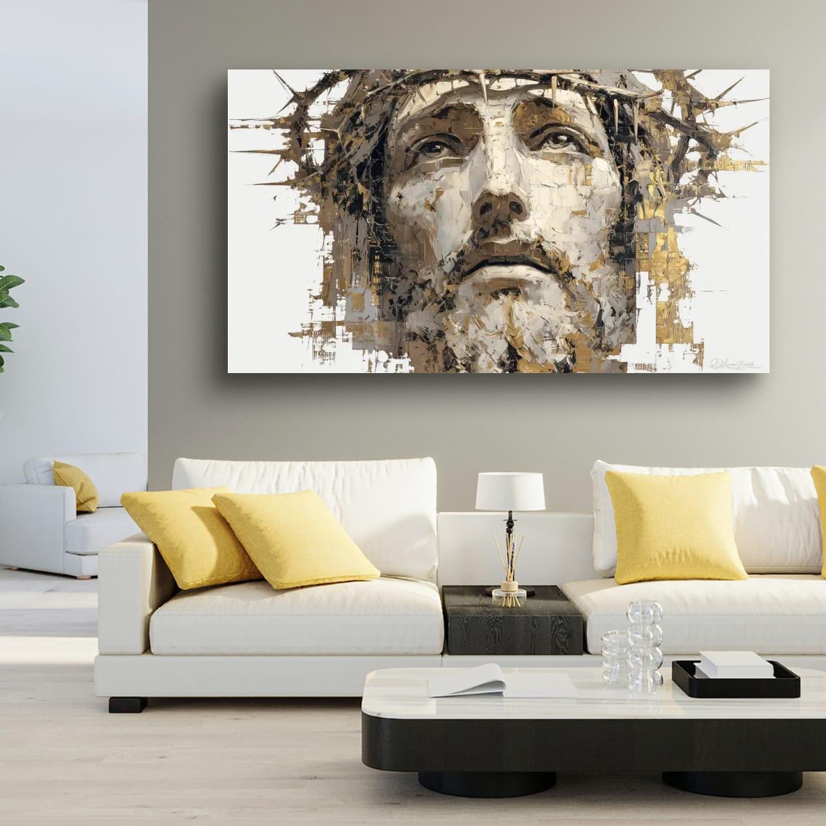 Christian Wall Decor – Jesus Christ Art | Faith Inspired Print for Prayer Room