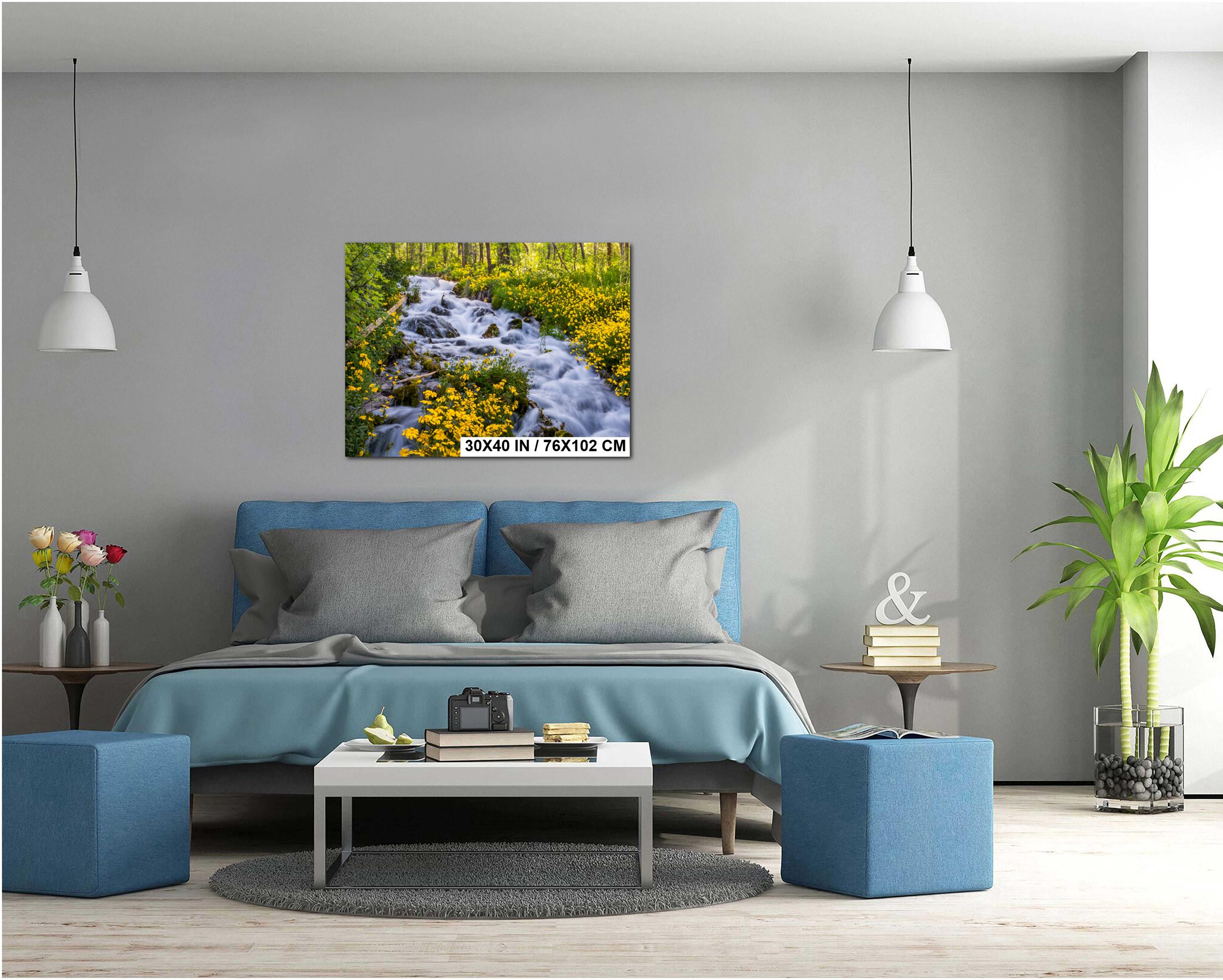 Wasatch Mountains Print - Utah Autumn Art | Vibrant Leaf Print & Alpine Scenic Wall Art