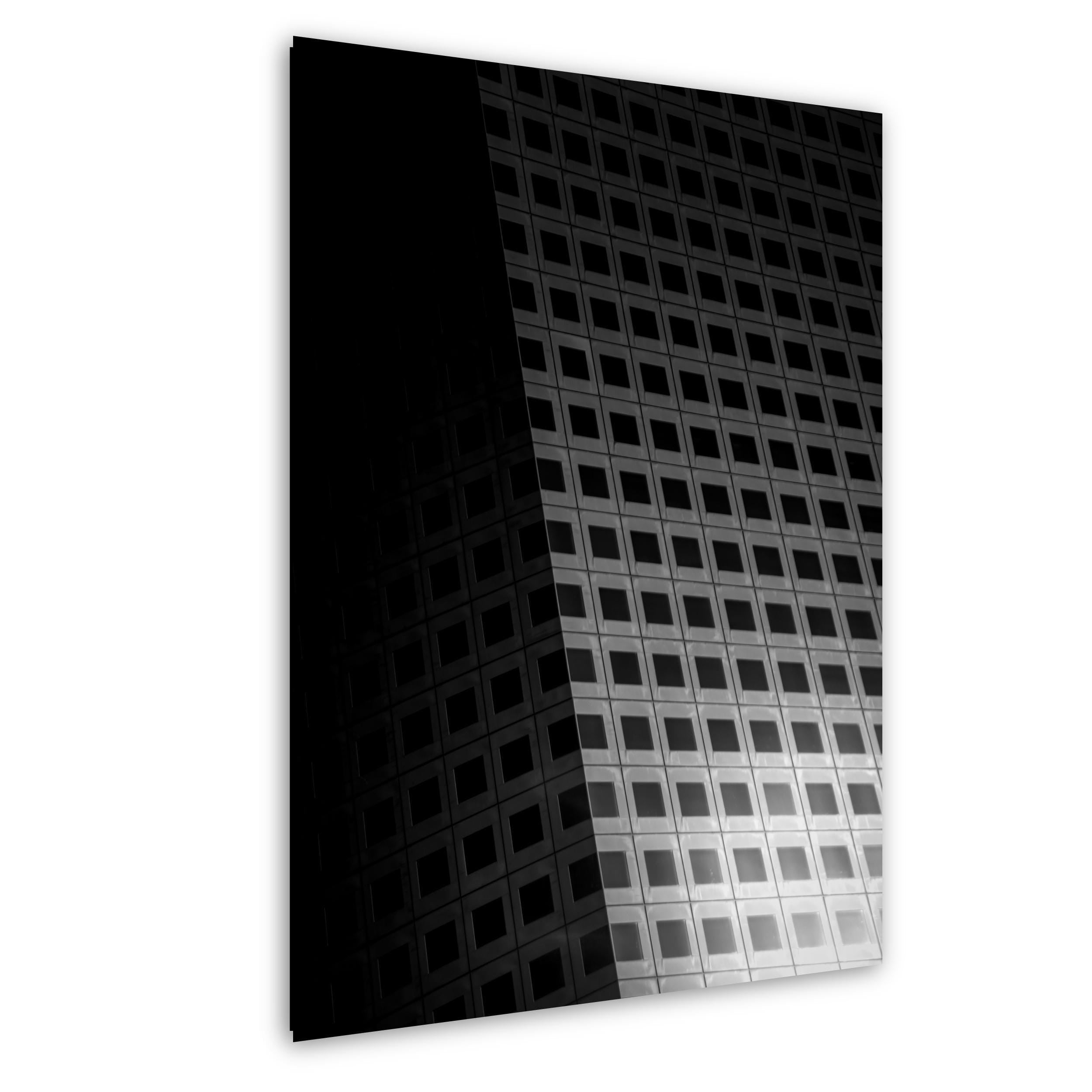 Houston Skyscraper Photo Print – Urban Architecture Art | Monochrome Wall Decor