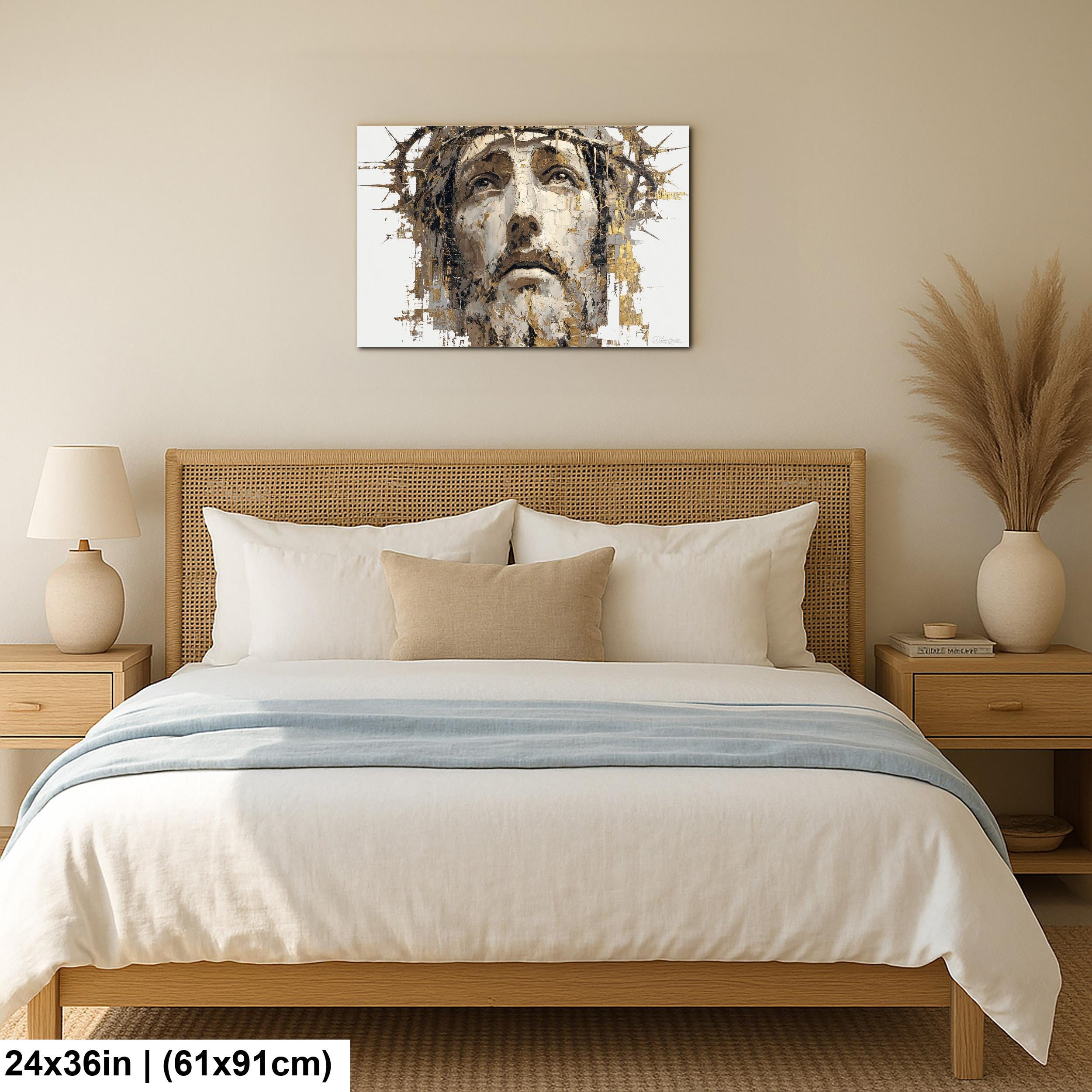 Christian Wall Decor – Jesus Christ Art | Faith Inspired Print for Prayer Room