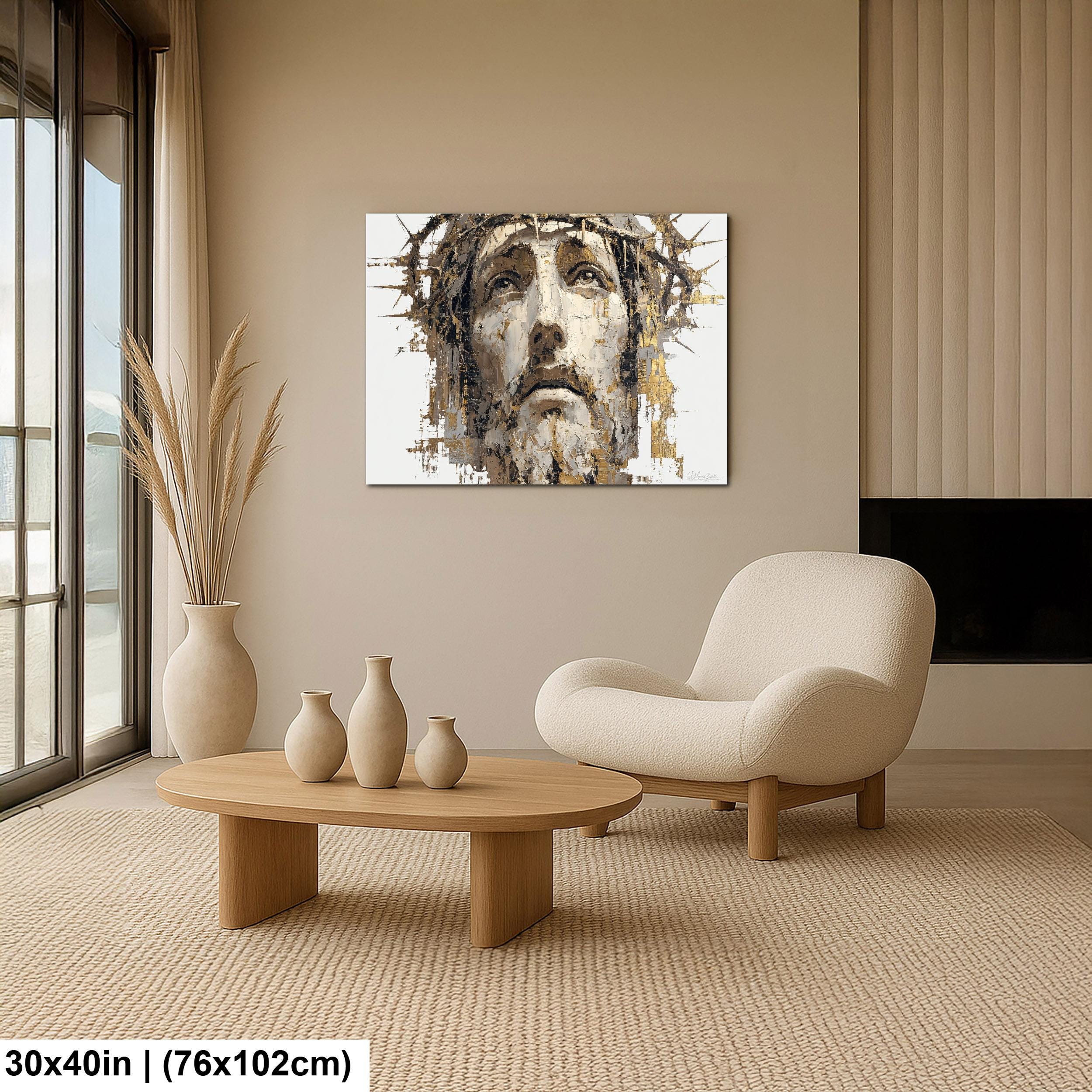 Christian Wall Decor – Jesus Christ Art | Faith Inspired Print for Prayer Room