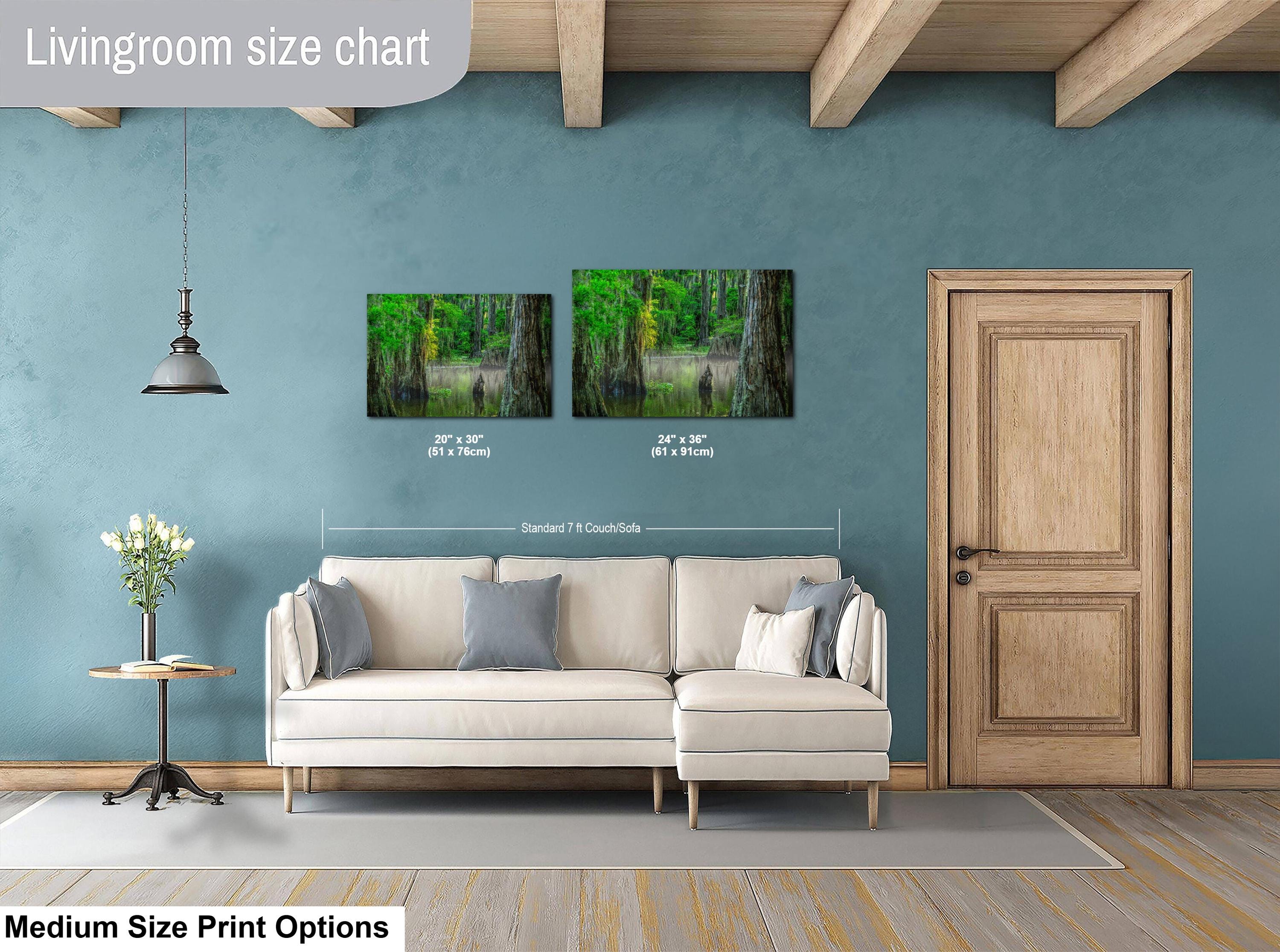 Caddo Lake Wall Art – Nature Photography Print Featuring Cypress Grove Decor