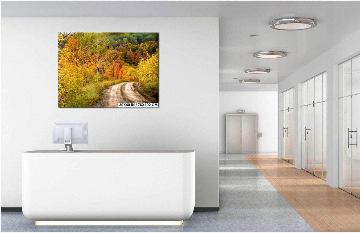 Wasatch Mountain Photography - Utah Autumn Art | Scenic Fall Landscape Print
