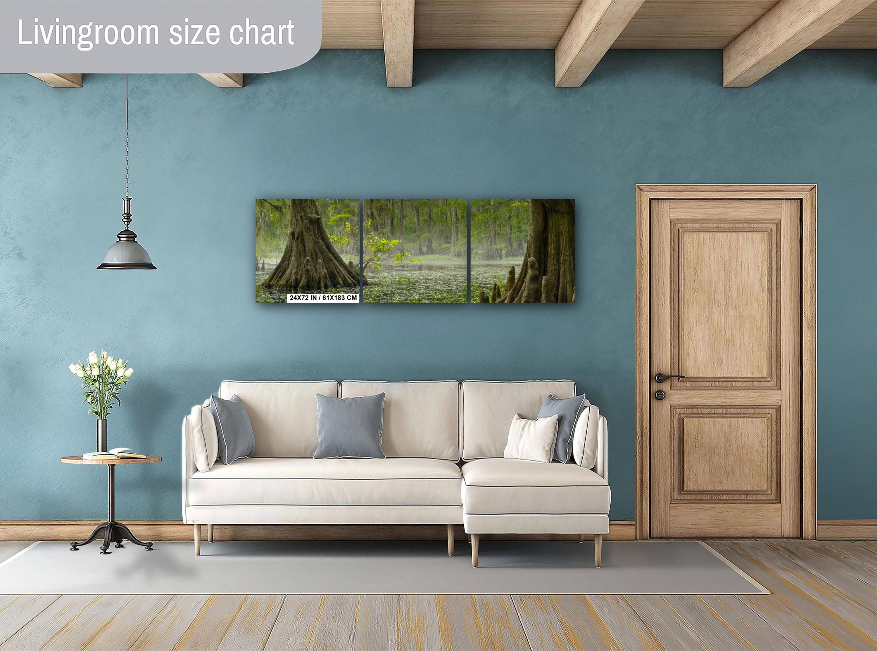 Caddo Lake Wall Art – Misty Lake Artwork | Nature Wall Decor For Home & Office