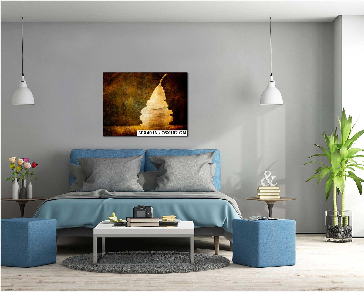 Raw Food Photography Print – Abstract Kitchen Wall Art | Rustic Food Decor