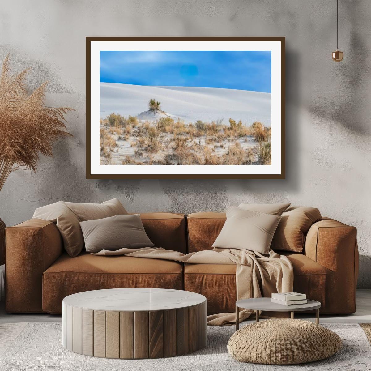 White Sands Art Print – New Mexico Landscape on Archival Paper | Desert Wall Decor