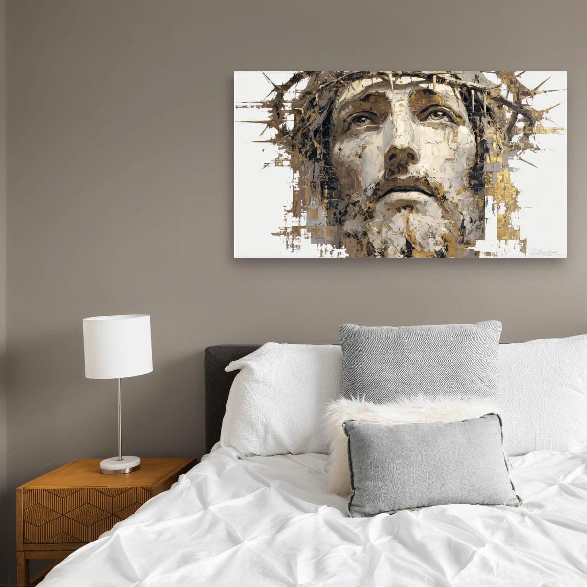 Christian Wall Decor – Jesus Christ Art | Faith Inspired Print for Prayer Room