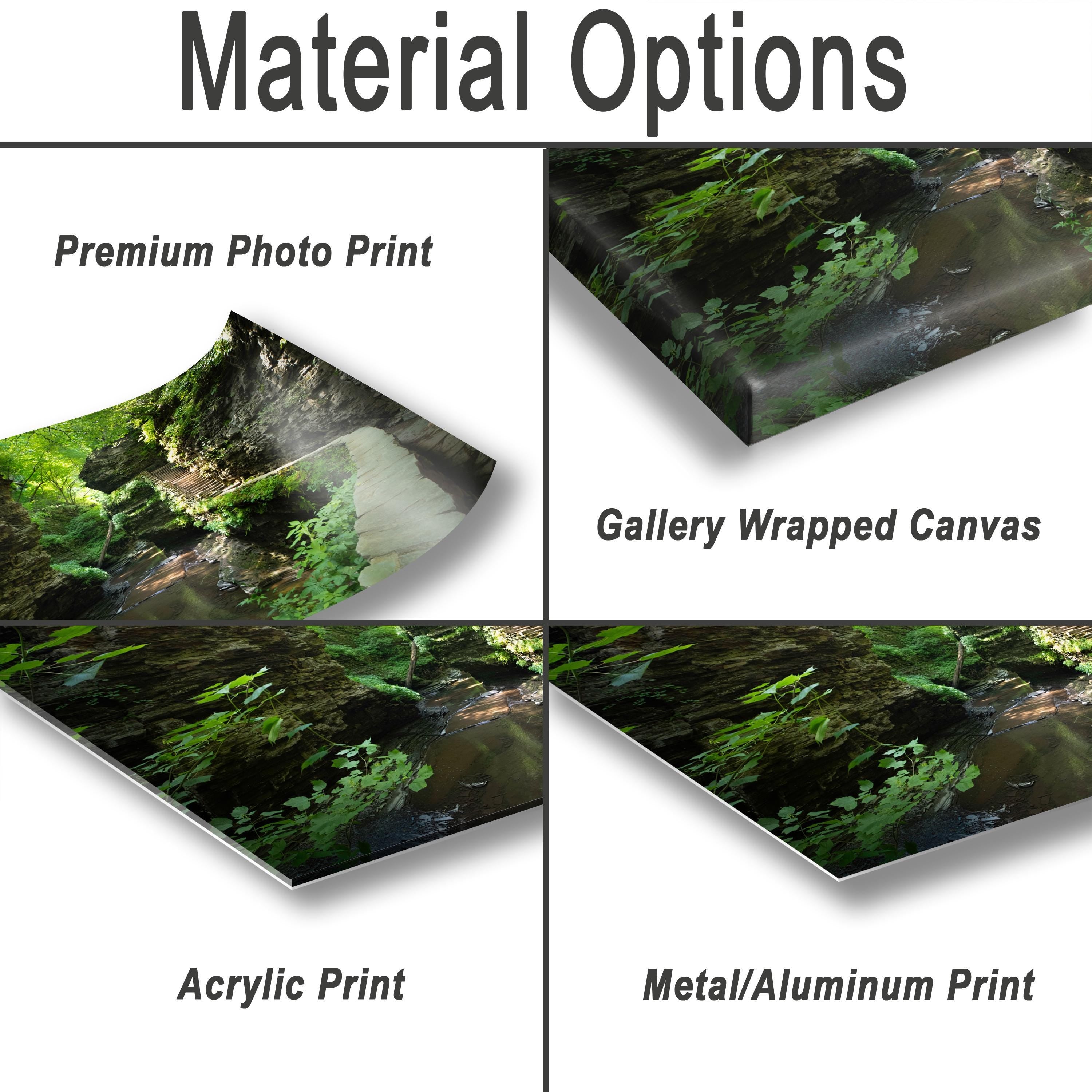 Watkins Glen Waterfall Print – Scenic Nature Wall Art | Landscape Photography