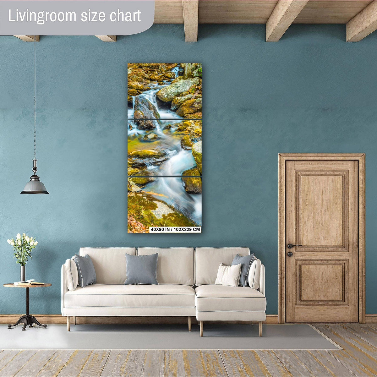 Mountain Stream Photography - Serene Forest Landscape Art With Rustic Woodland Decor