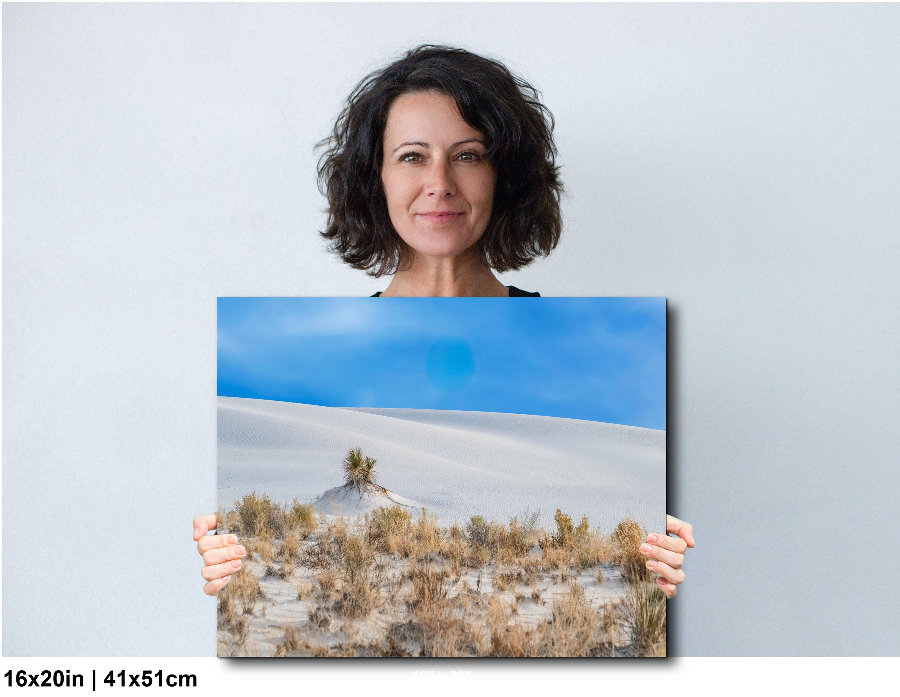 White Sands Art Print – New Mexico Landscape on Archival Paper | Desert Wall Decor