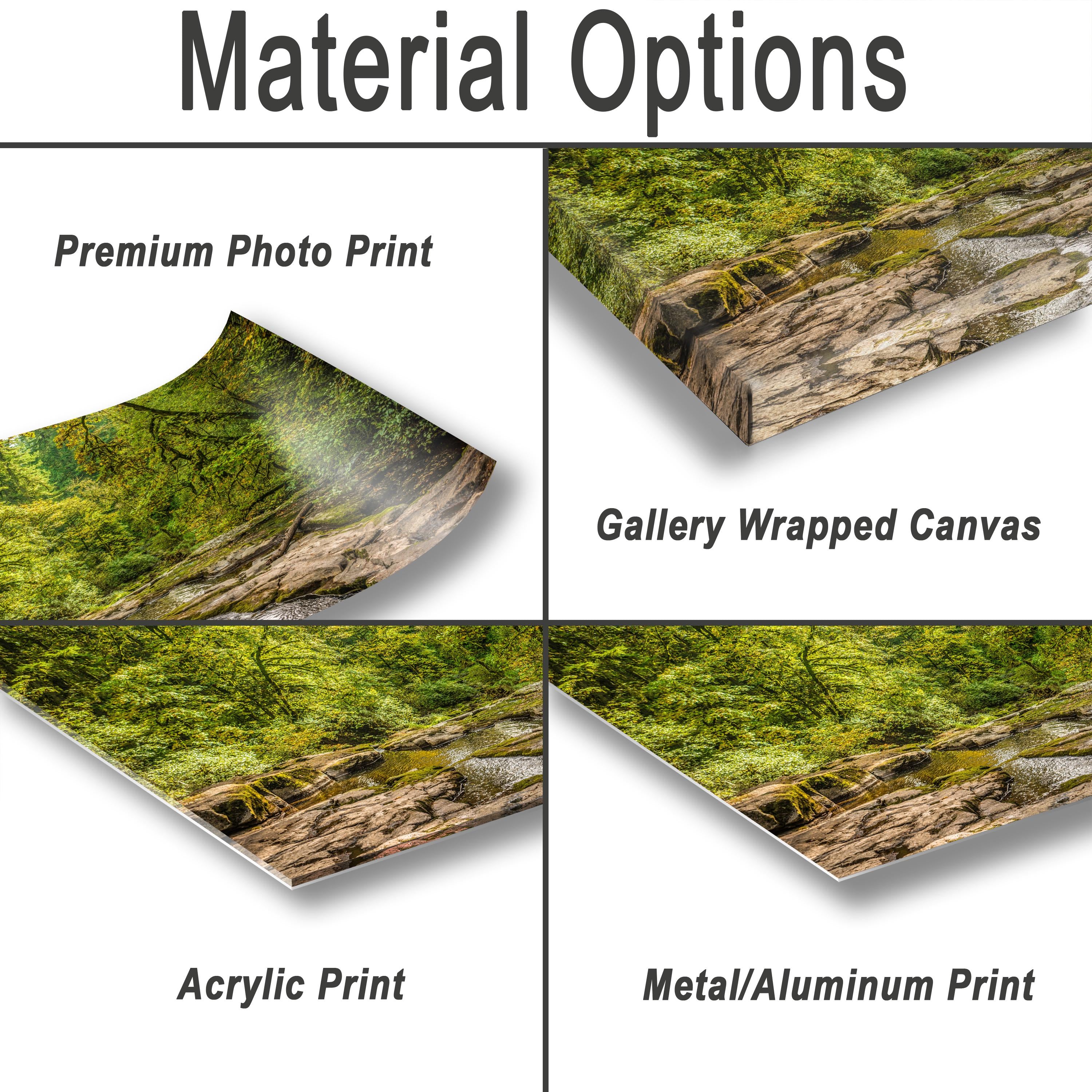 Pacific Northwest Wall Art – Columbia River Gorge Print Featuring Multnomah Falls Photography