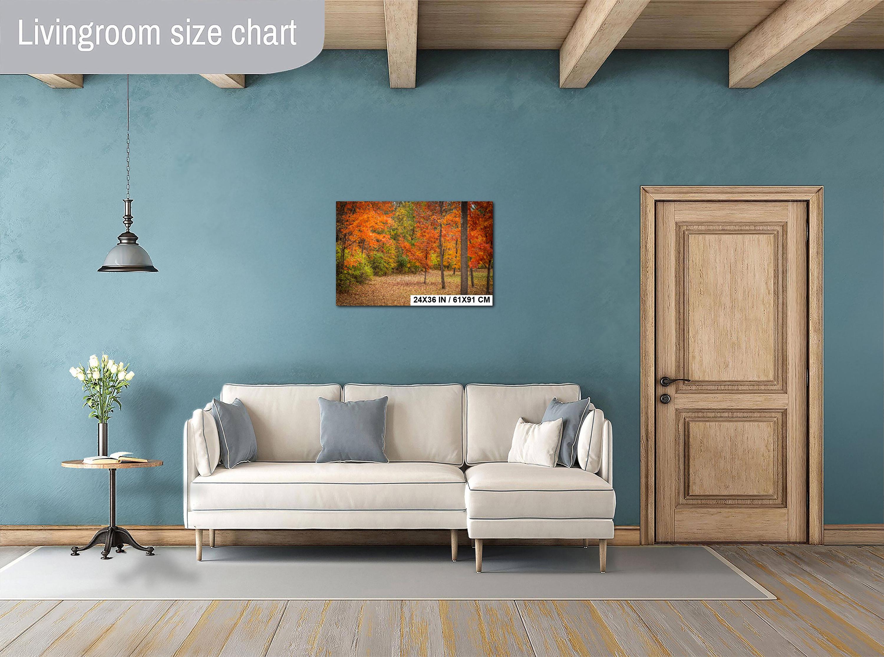 Adirondack Autumn Print – Fall Foliage Art | Scenic New York Landscape Wall Decor
