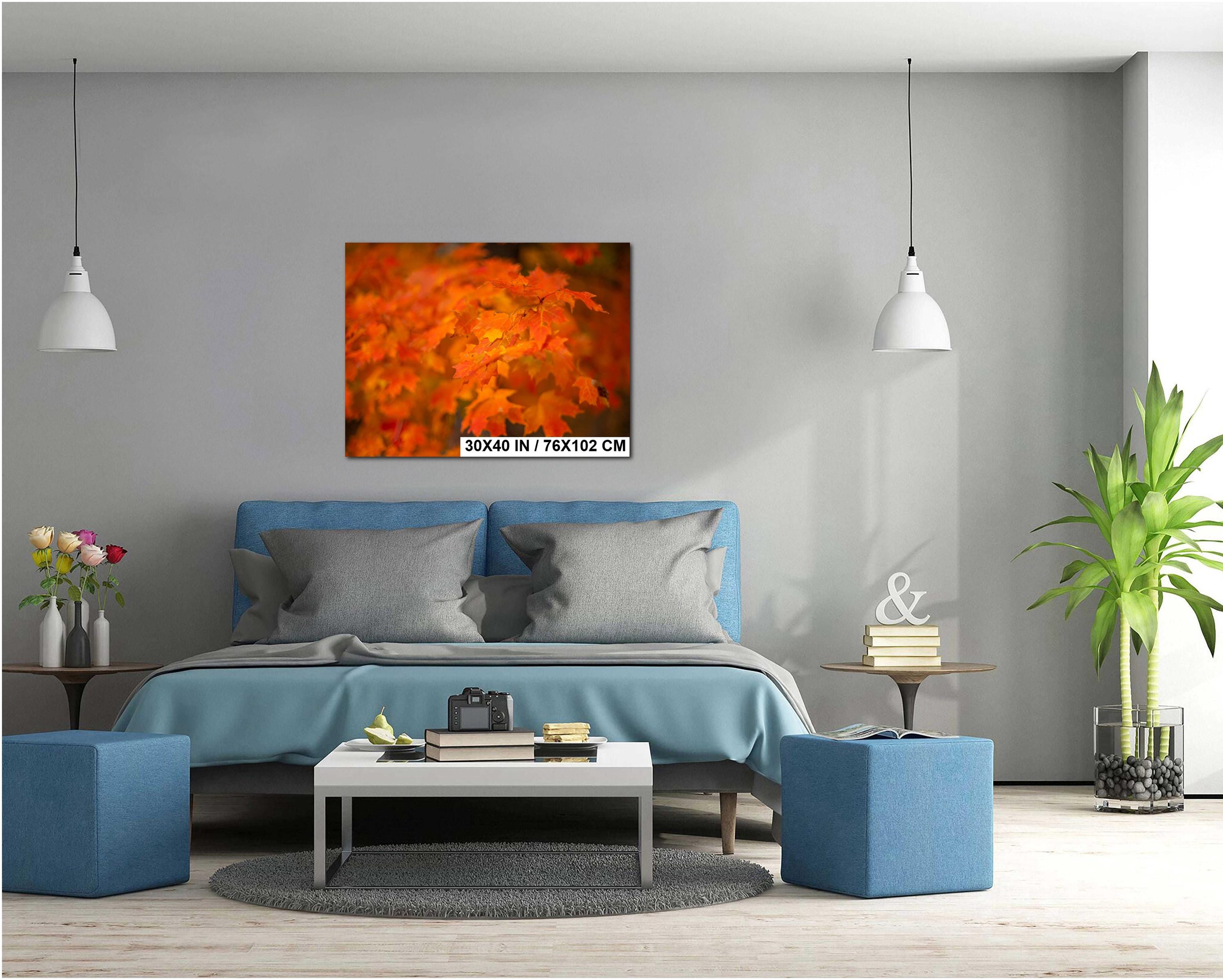 Adirondack Autumn Print - Vibrant Fall Foliage Art | Scenic Forest Artwork