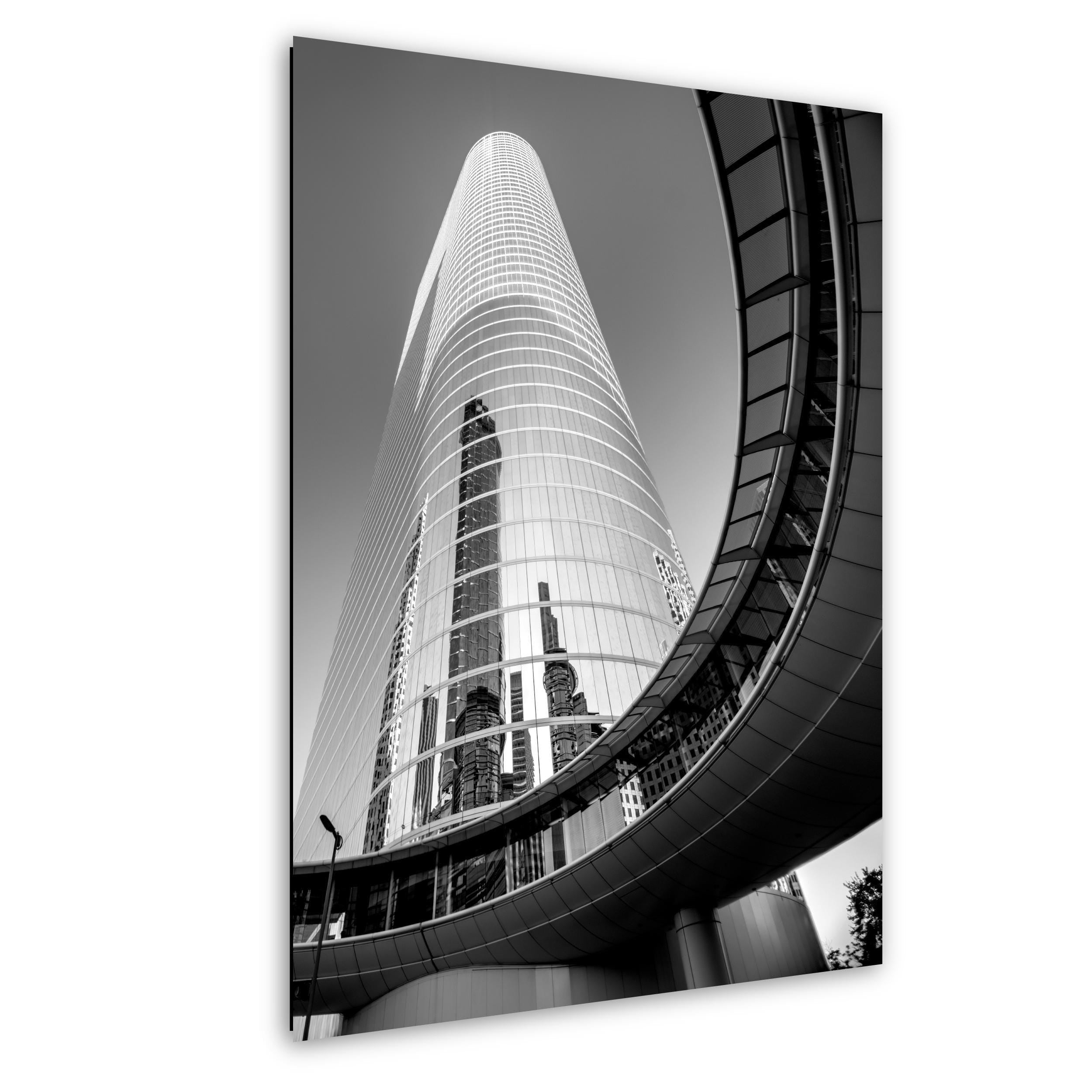 Houston Skyscraper Photo Print – Urban Architecture Art | Modern Cityscape Wall Art