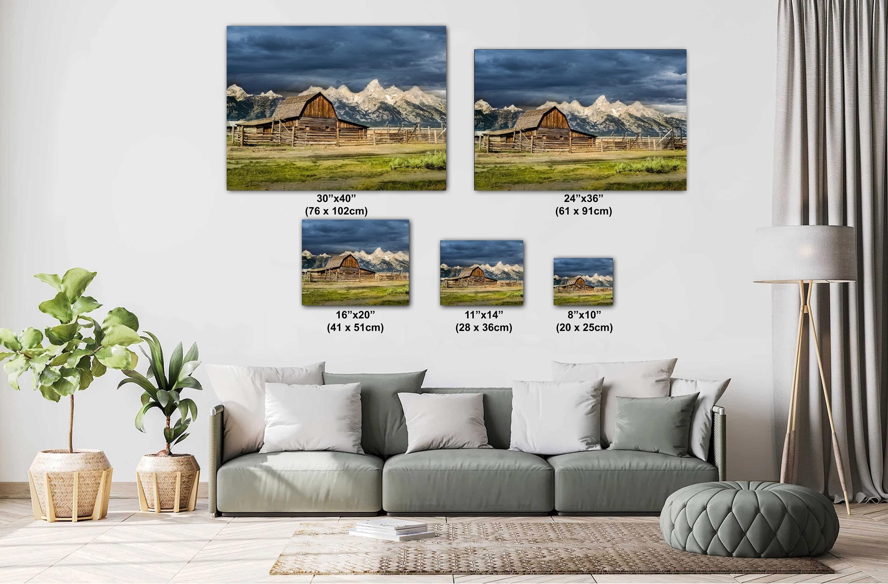 Moulton Barn Print - Grand Teton Photography | Wyoming Scenic Wall Art